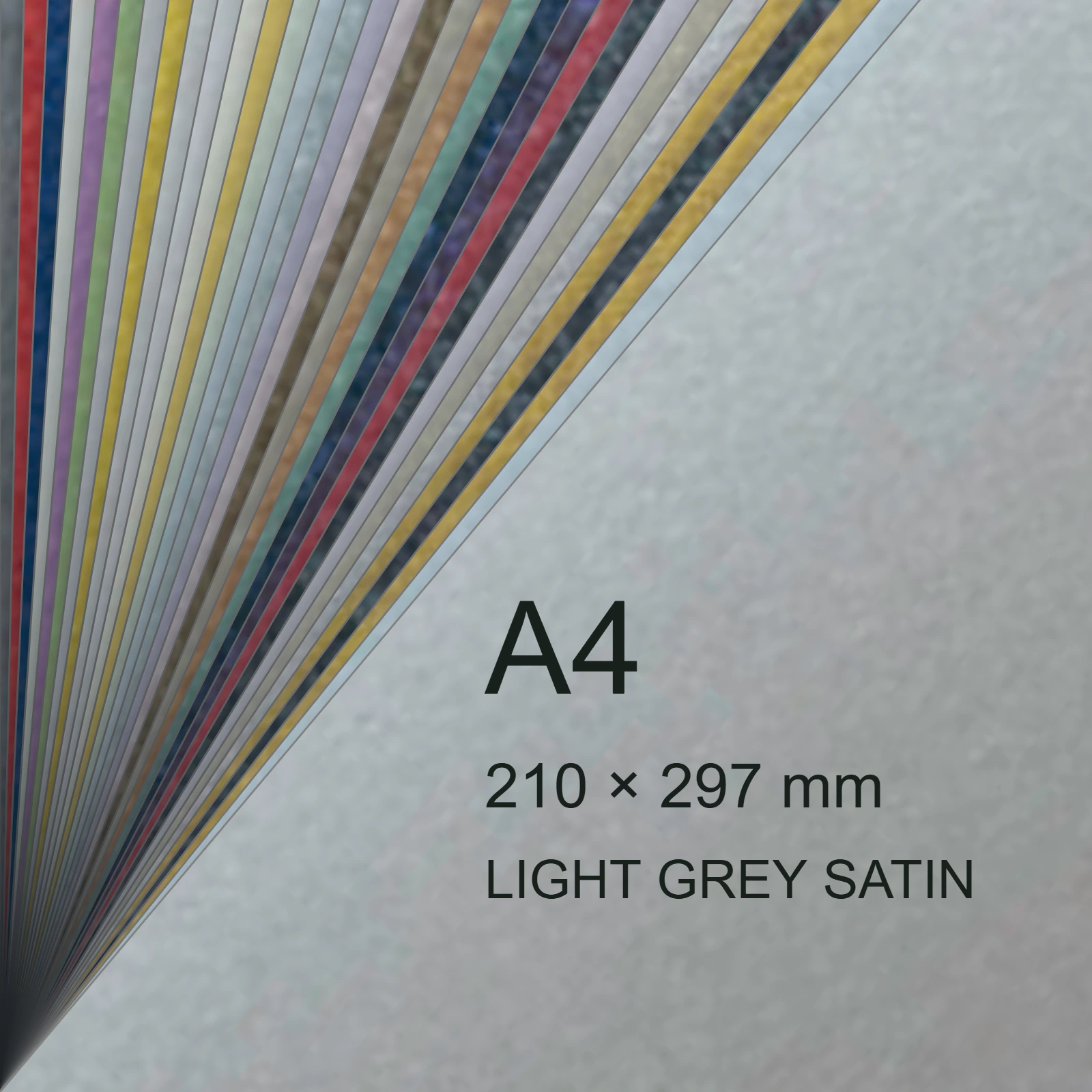 Cartoncino Favini, Majestic Satin, 290 g/m², A4, LIGHT GREY SATIN BRA980 - immagine aggiuntiva