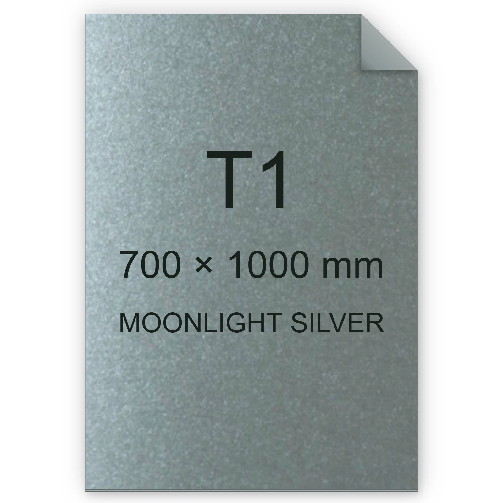 Cartoncino Favini, Majestic Classic, 290 g/m², T1, MOONLIGHT SILVER bra754t1