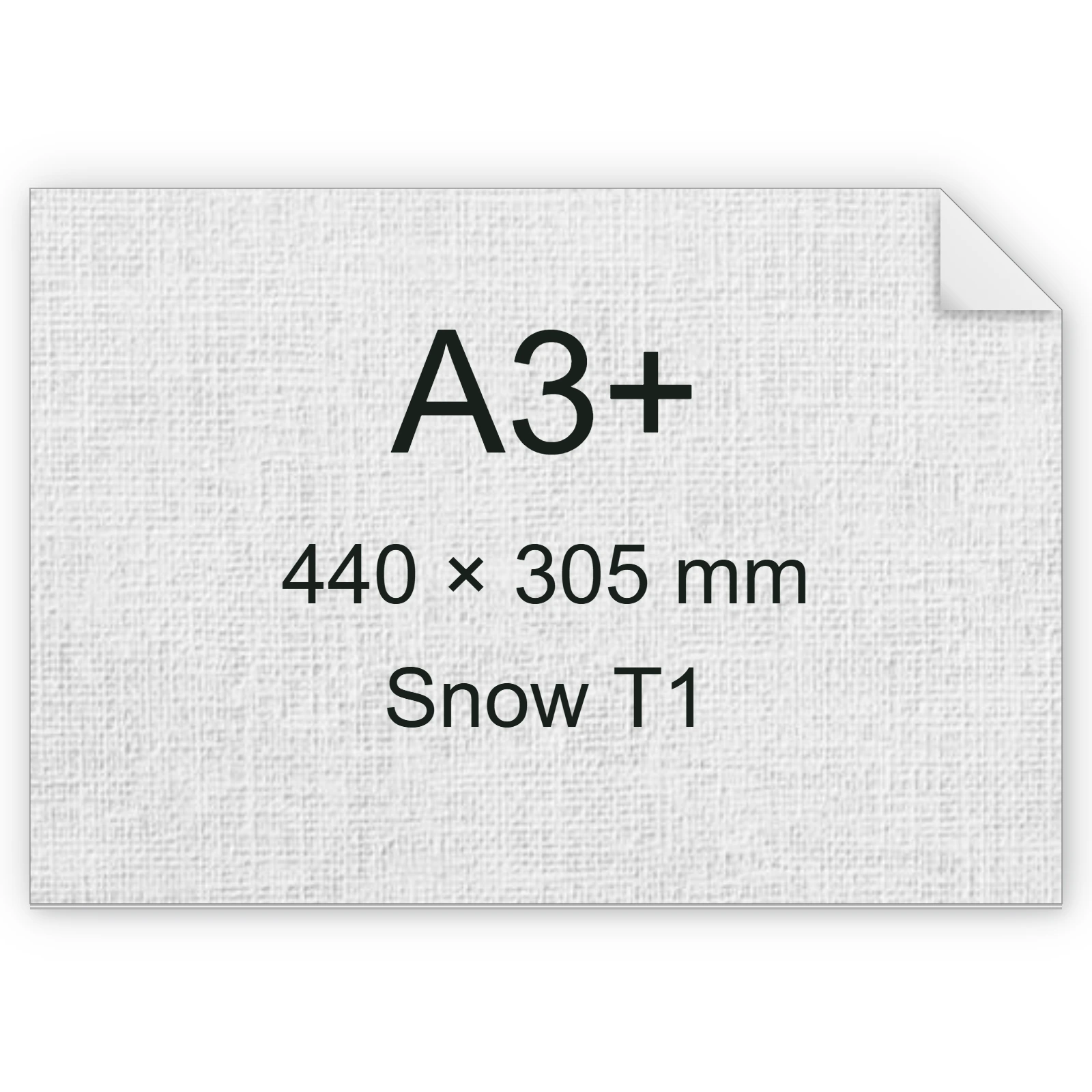 Carta Favini, Classy Covers, 115 g/m², A3+, SNOW T1 bra6639a3+