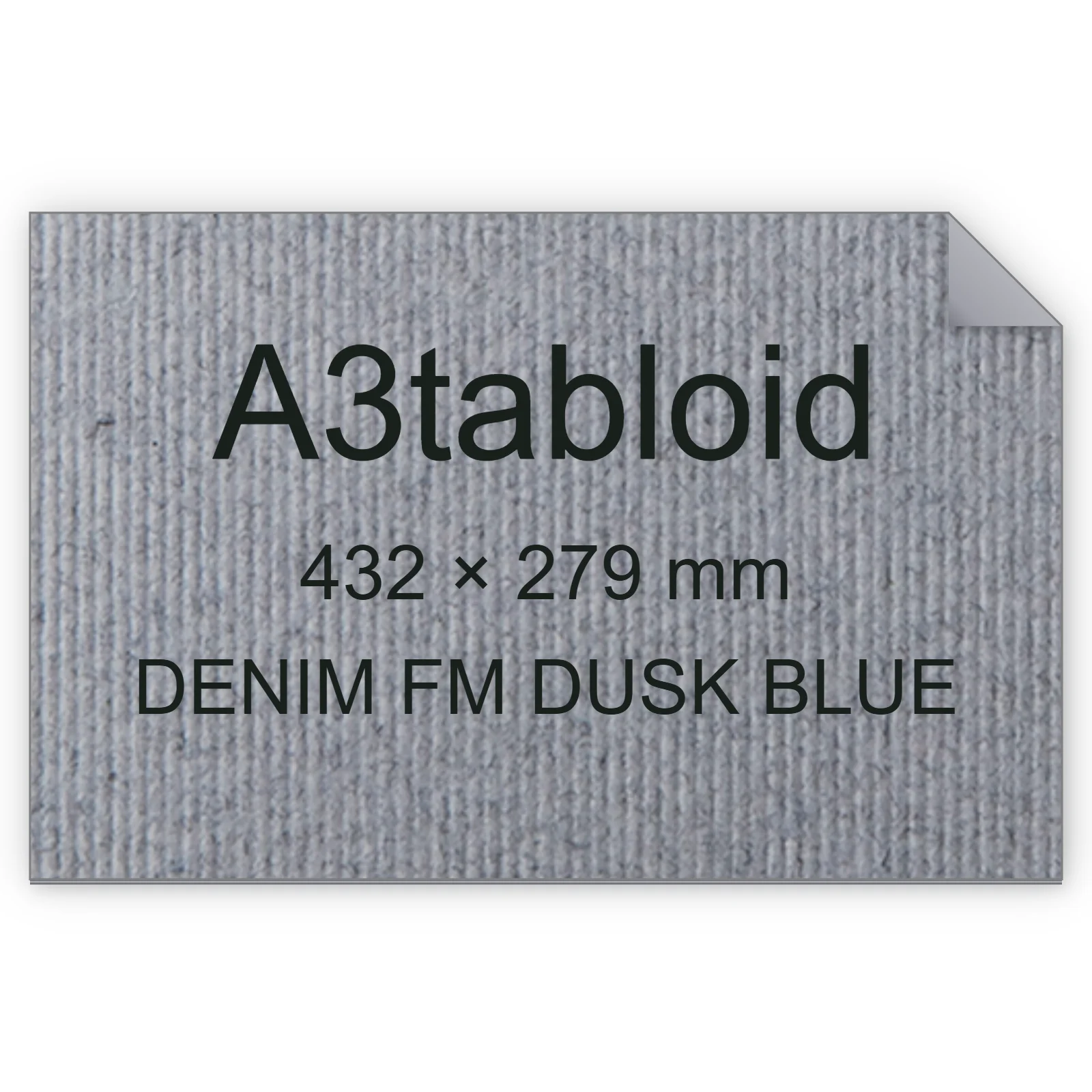 Cartoncino Favini, Refit, 250 g/m², A3tabloid, DENIM FM DUSK BLUE bra6739a3tabloid