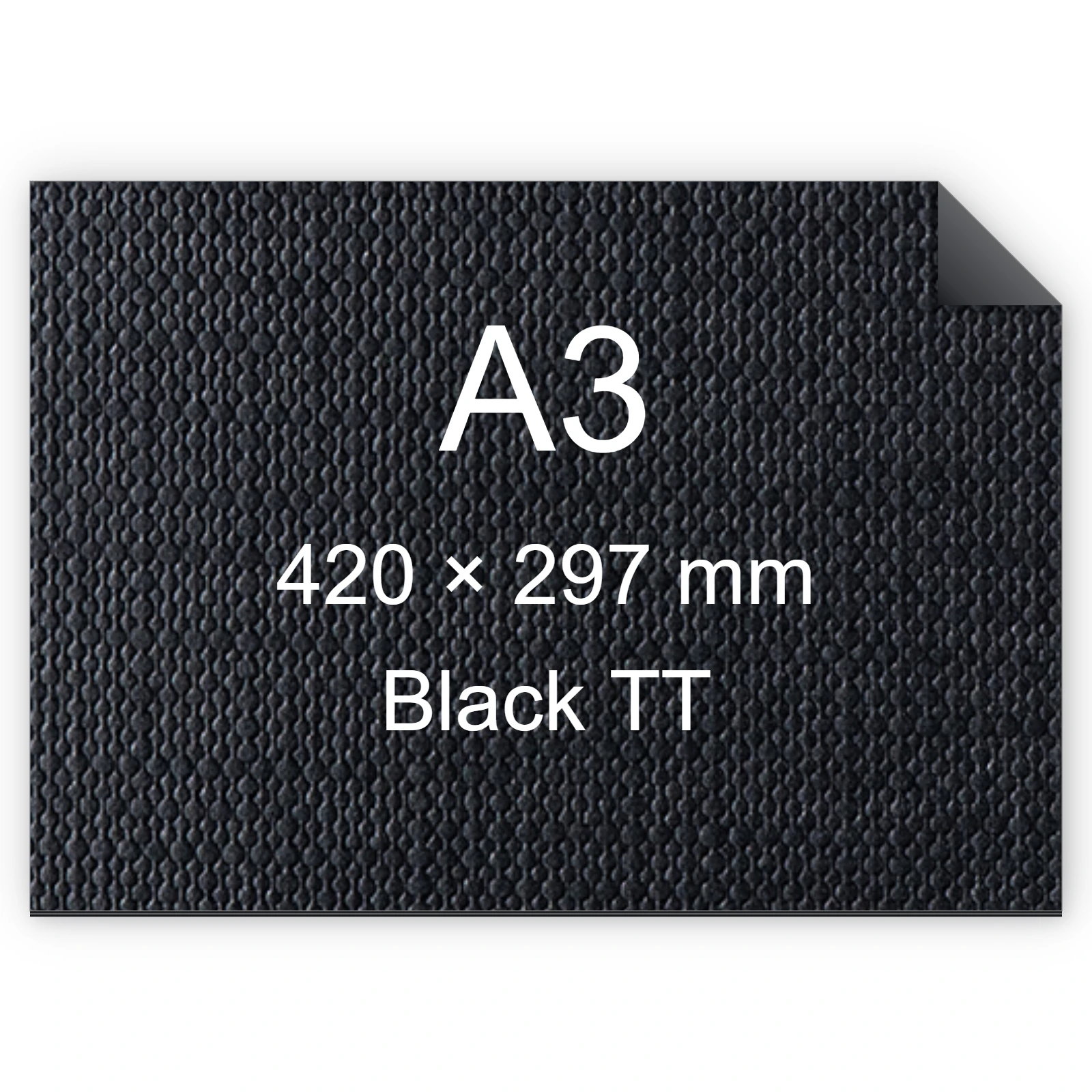 Cartoncino Favini, Classy Covers, 120 g/m², A3, BLACK TT bra6632a3