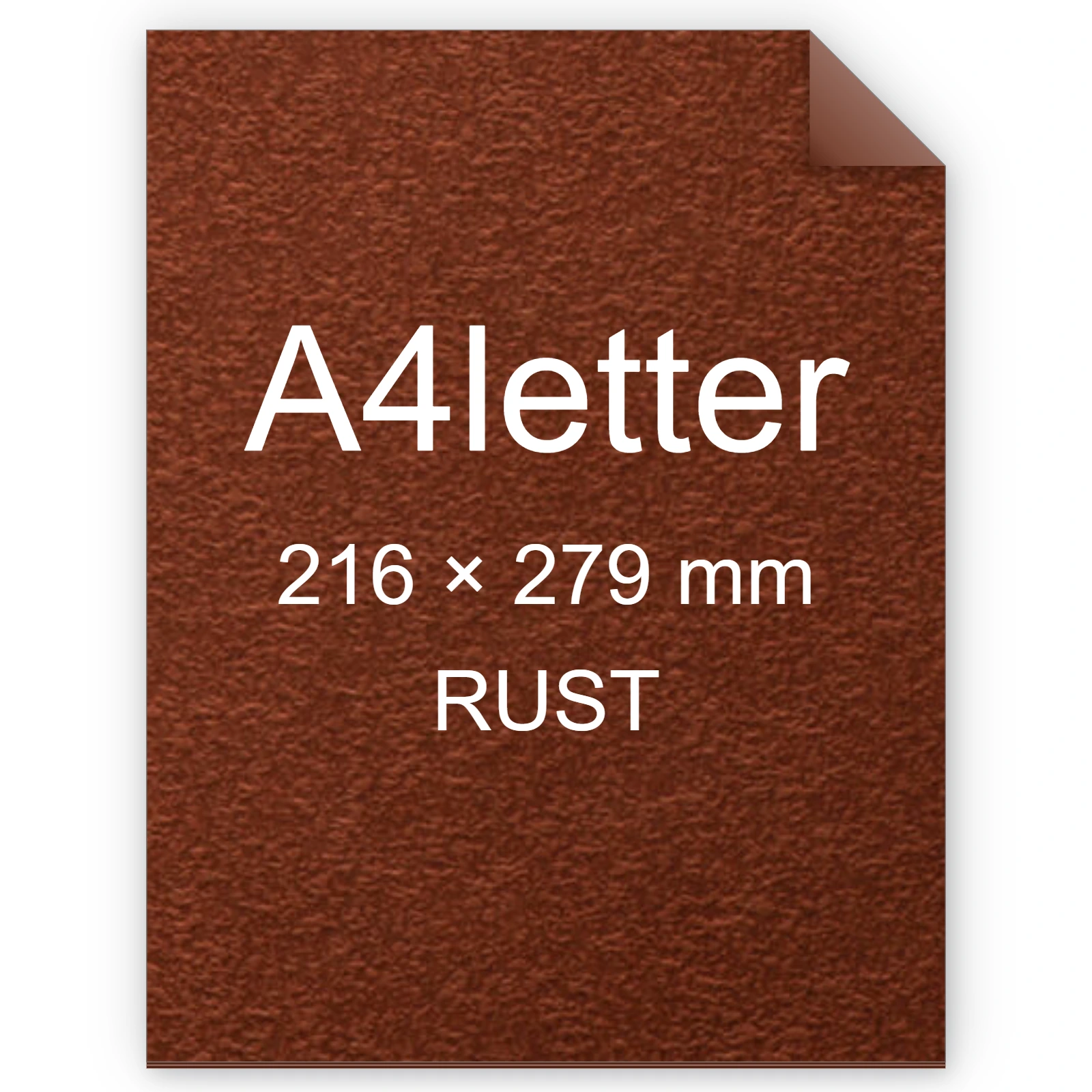 Cartoncino Favini, Tokyo, 120 g/m², A4letter, RUST bra6613a4letter