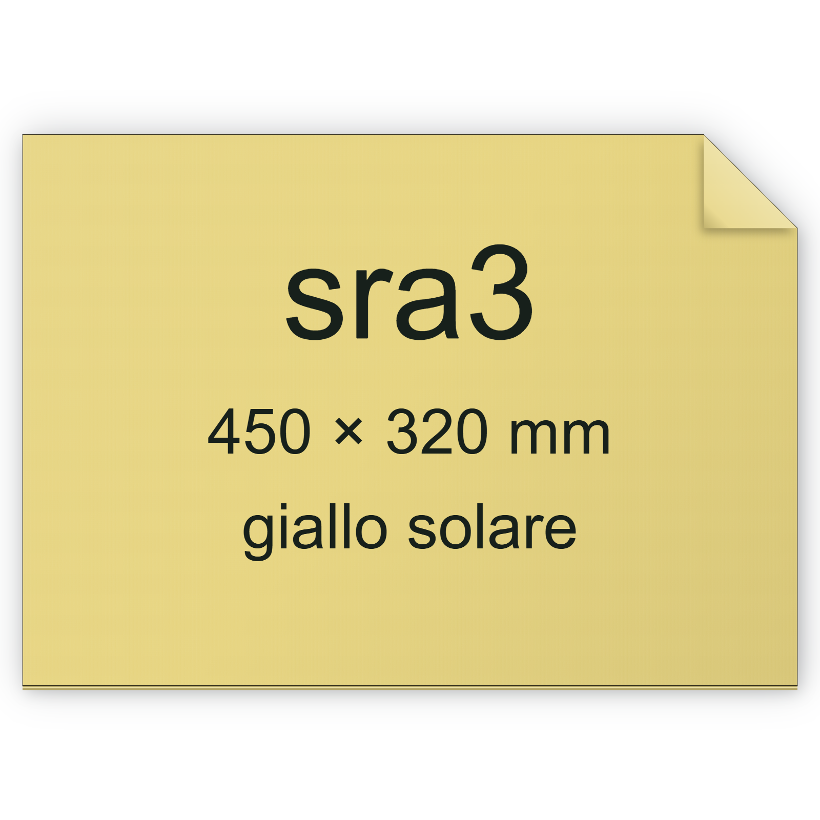 Cartoncino ManilaFormosa GIALLOSOLARE, sra3, 140gr BRA529sra3