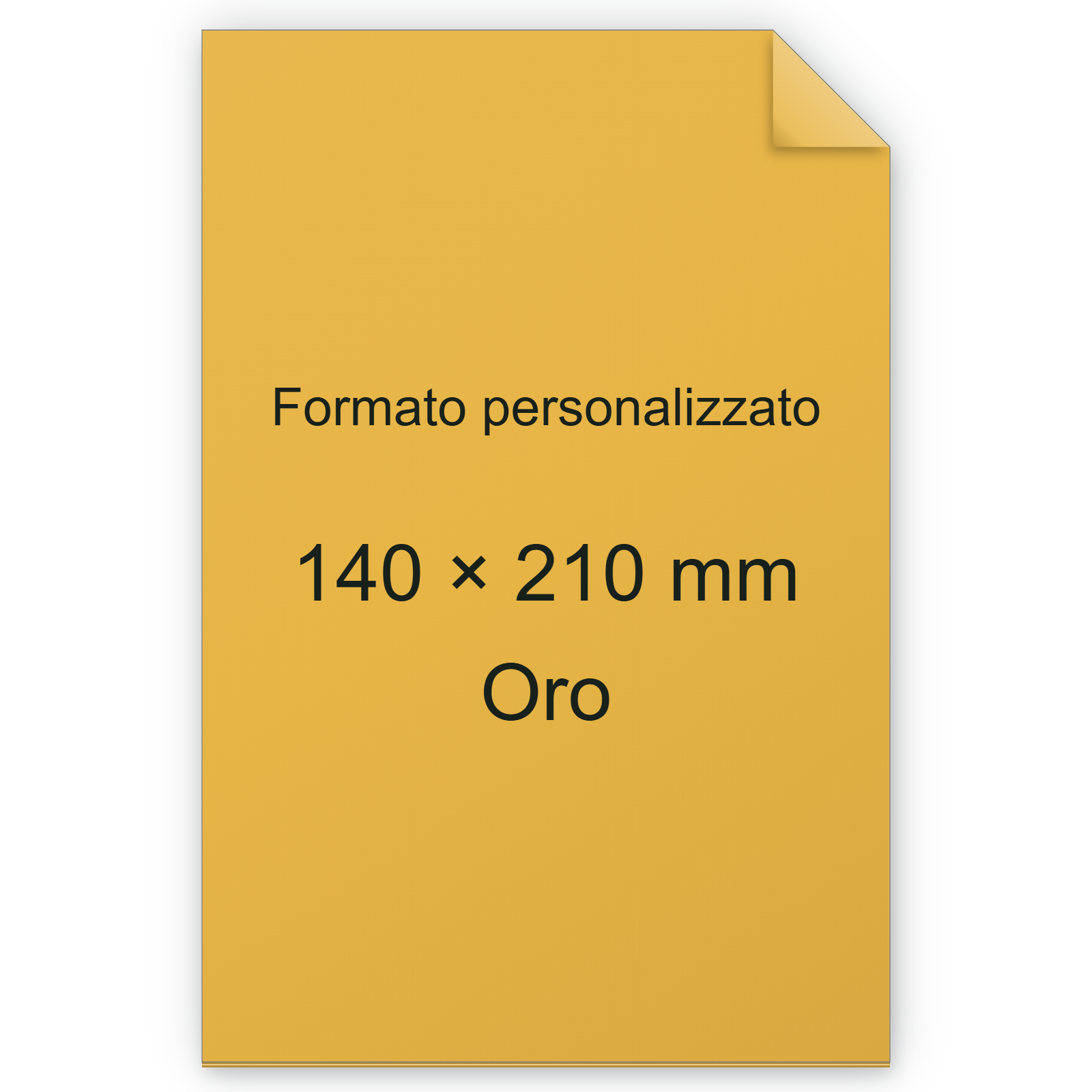 Cartoncino Favini, Burano, 140 g/m², 140x210 mm, ORO 11 bra566A5