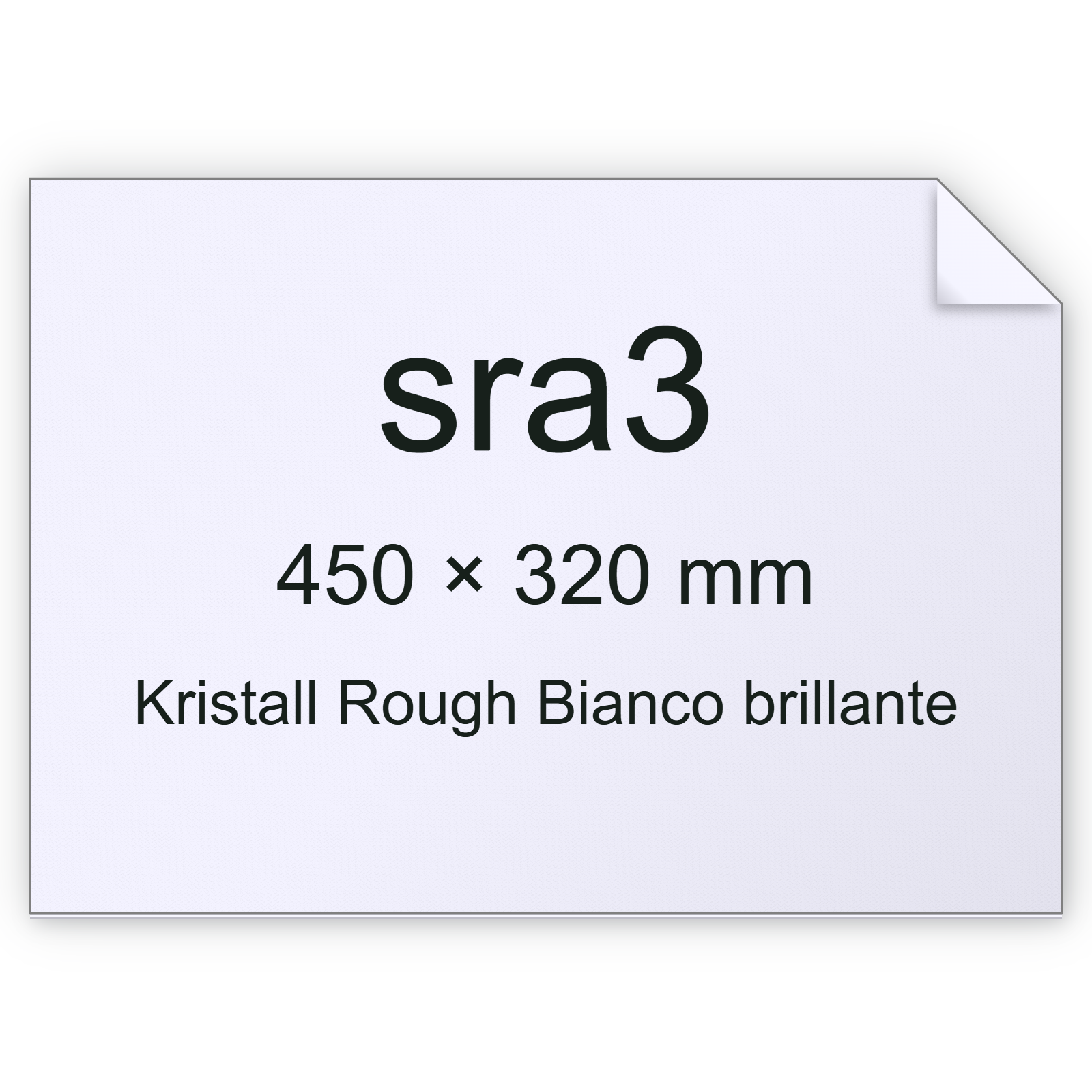 Cartoncino Kristall Rough, Munken, BiancoBrillante, 300gr, sra3 bra2572sra3