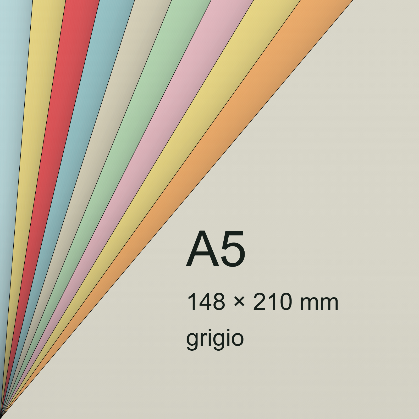 Cartoncino ManilaFormosa GRIGIO, a5, 140gr BRA531a5 - immagine aggiuntiva