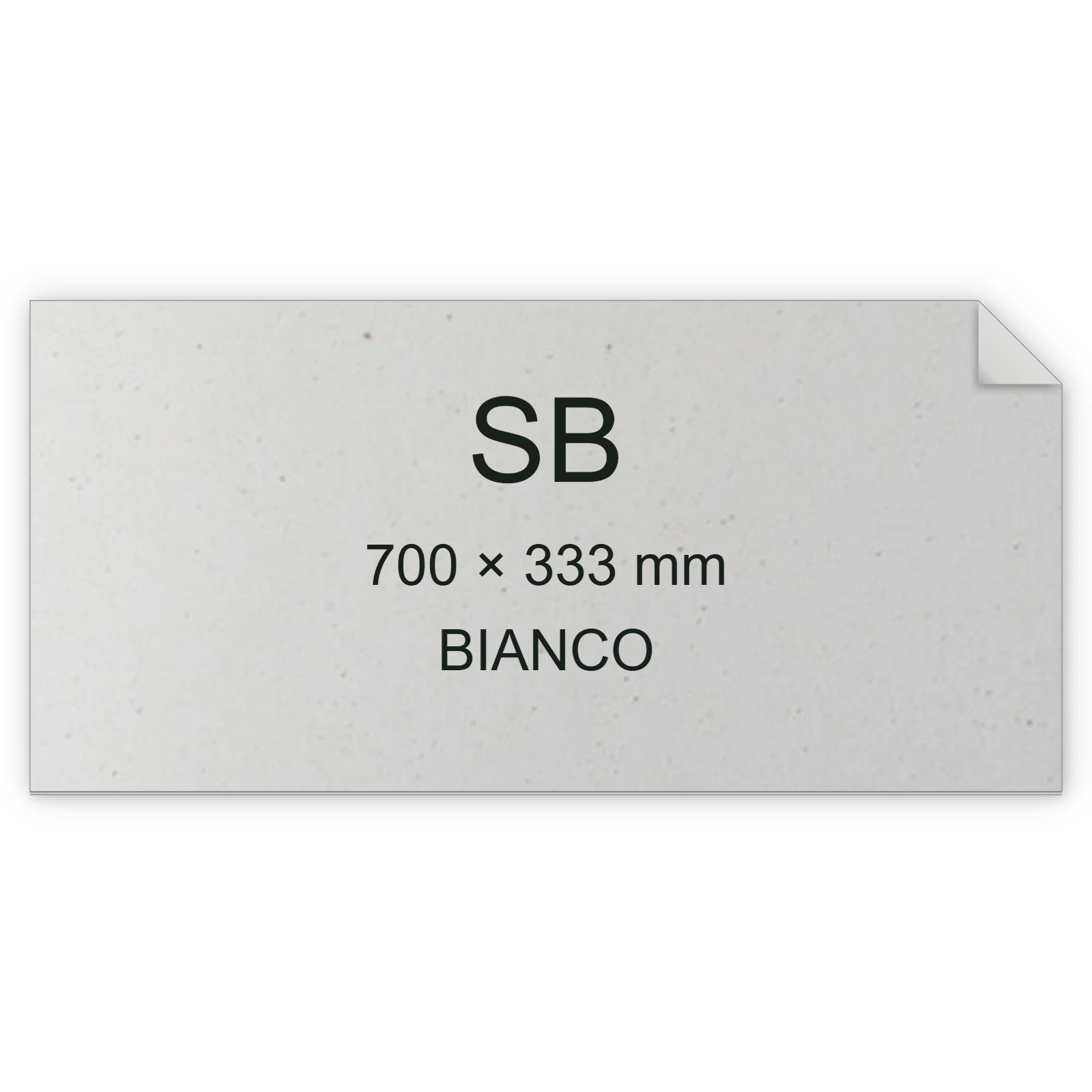 Cartoncino Favini, Shiro AlgaCarta, 120 g/m², SB, BIANCO BRA66sb