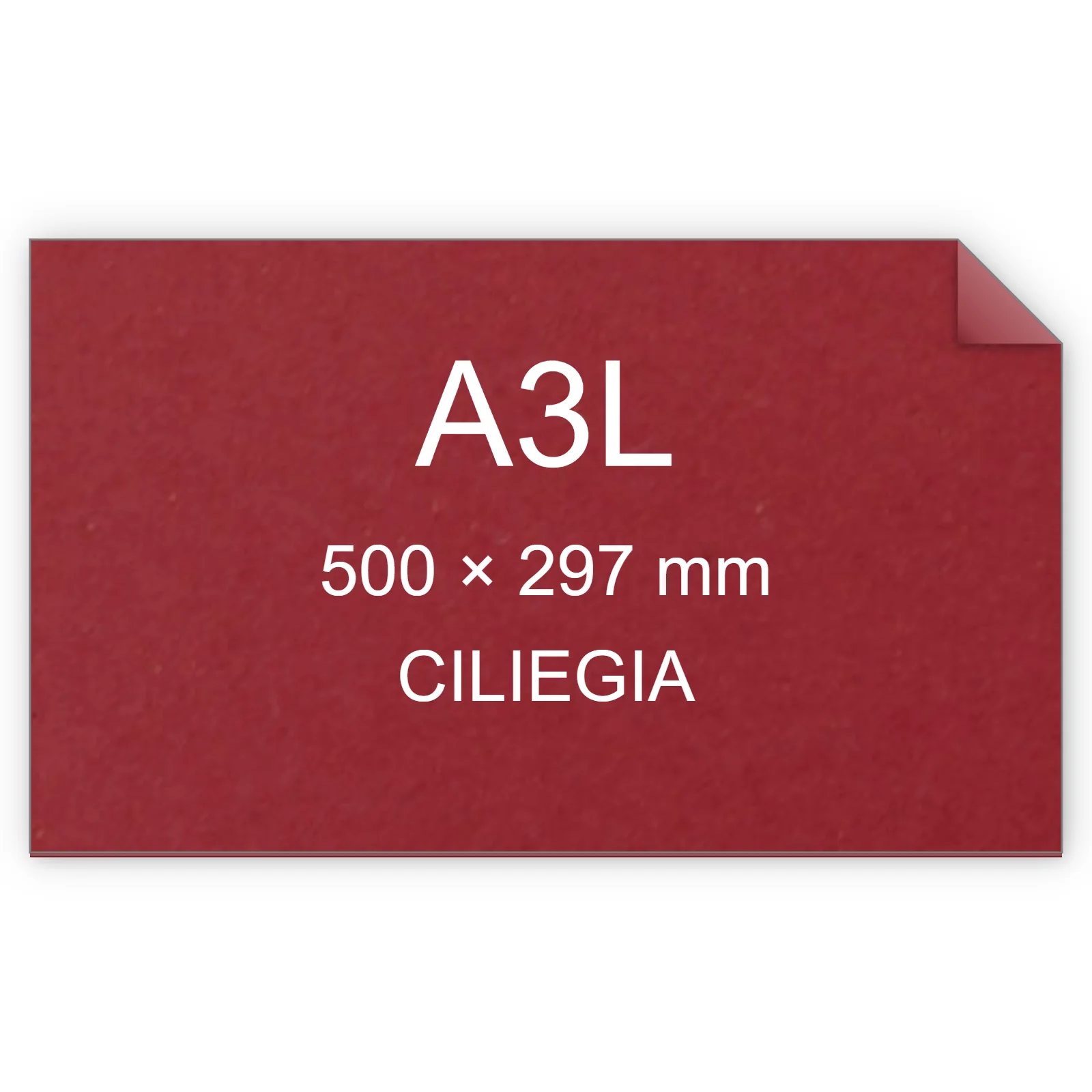 Cartoncino Favini, Crush, 250 g/m², A3L, CILIEGIA bra6708a3l