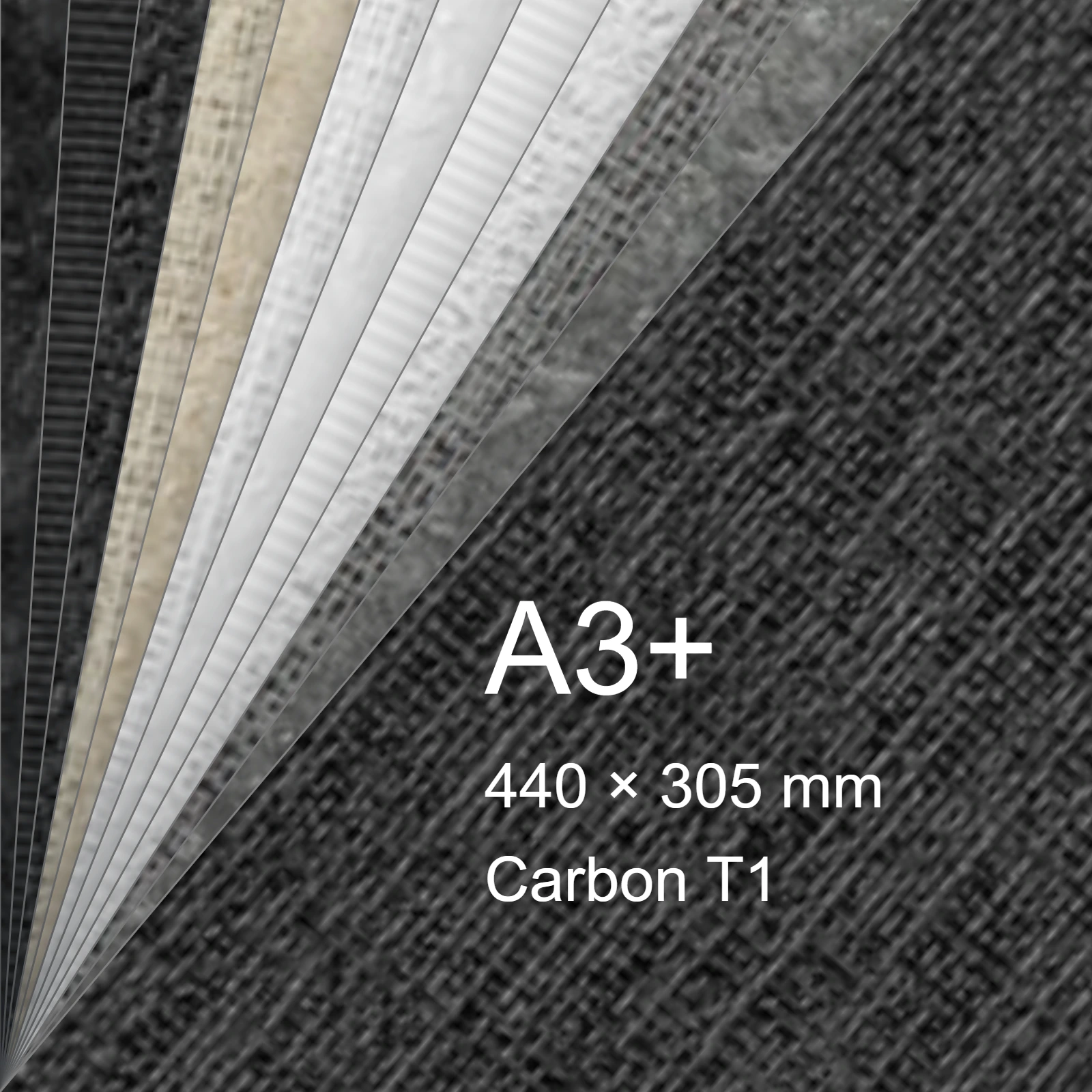 Carta Favini, Classy Covers, 115 g/m², A3+, CARBON T1 bra6647a3+ - immagine aggiuntiva