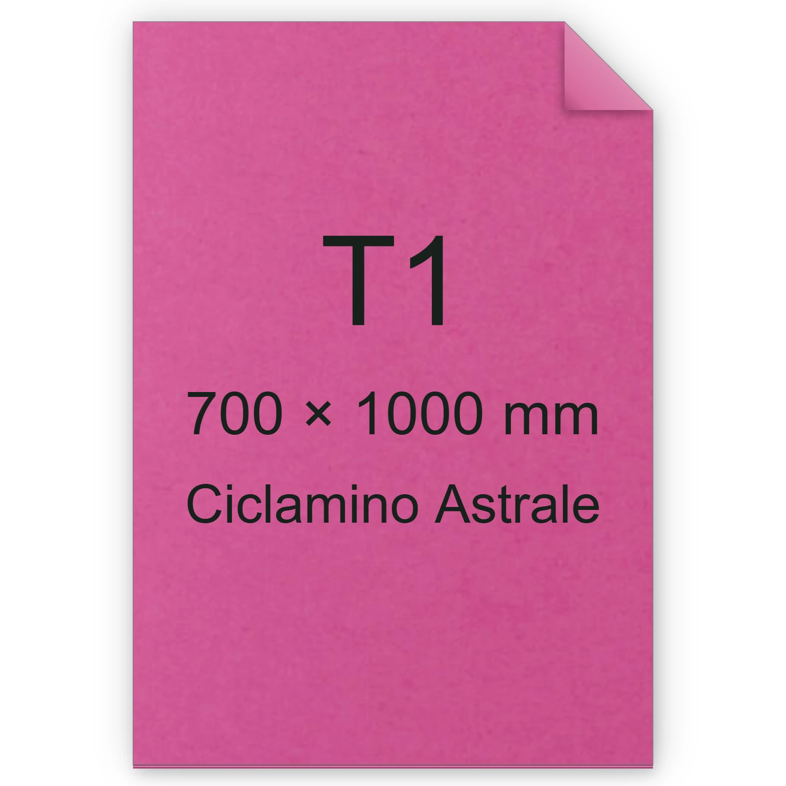 Cartoncino Favini, Burano, 140 g/m², T1, CICLAMINO ASTRALE 58 bra583T1