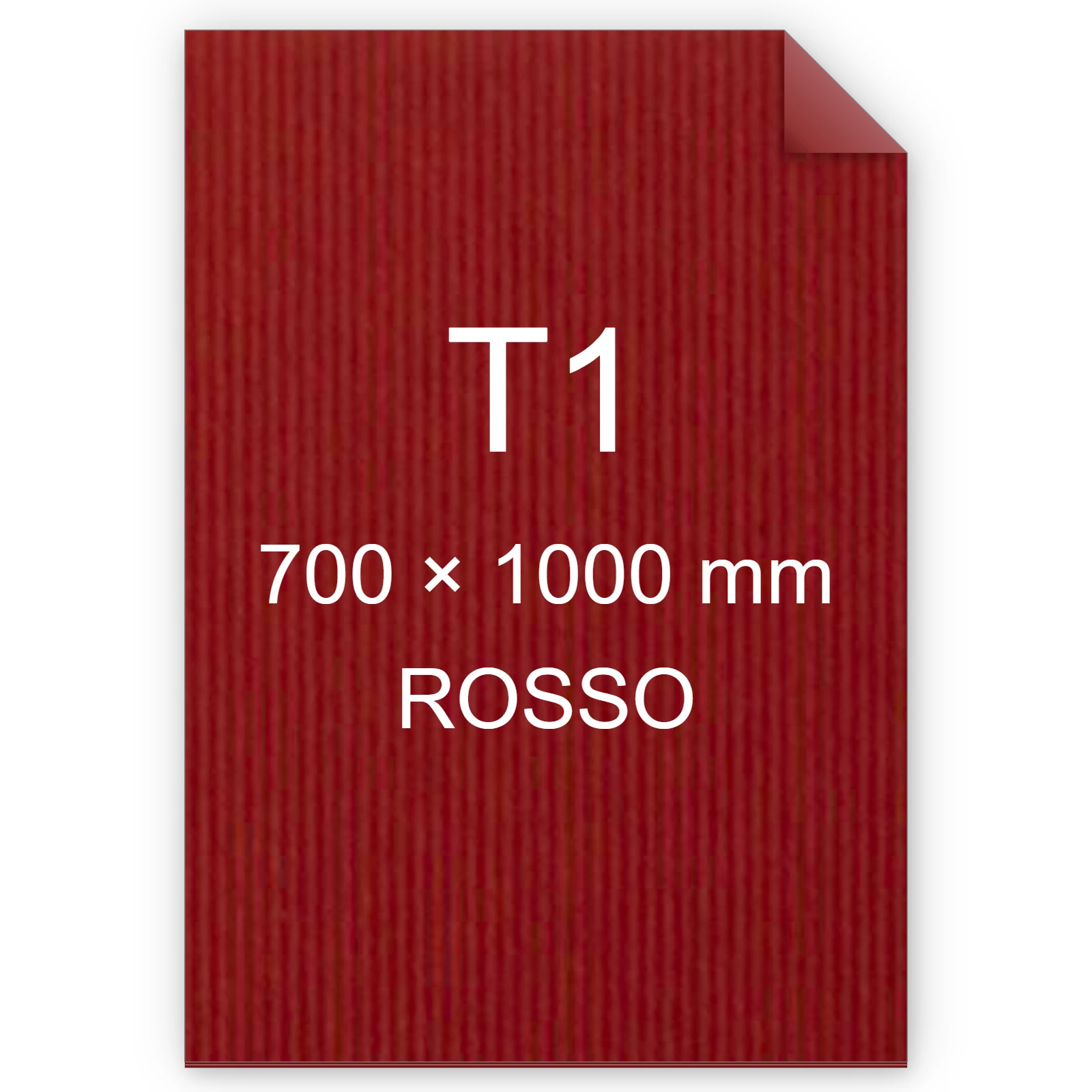Cartoncino Favini, Twill, 240 g/m², T1, ROSSO bra694t1