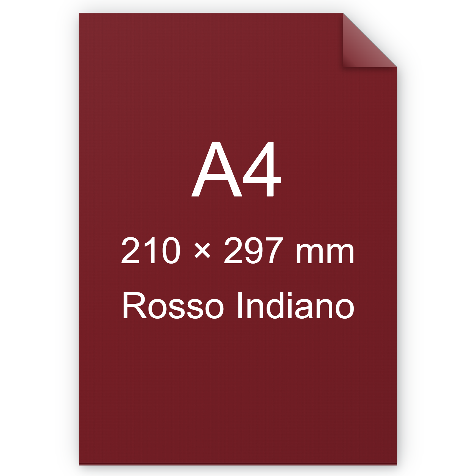 Cartoncino Favini, Burano, 200 g/m², A4, ROSSO INDIANO 69 bra855