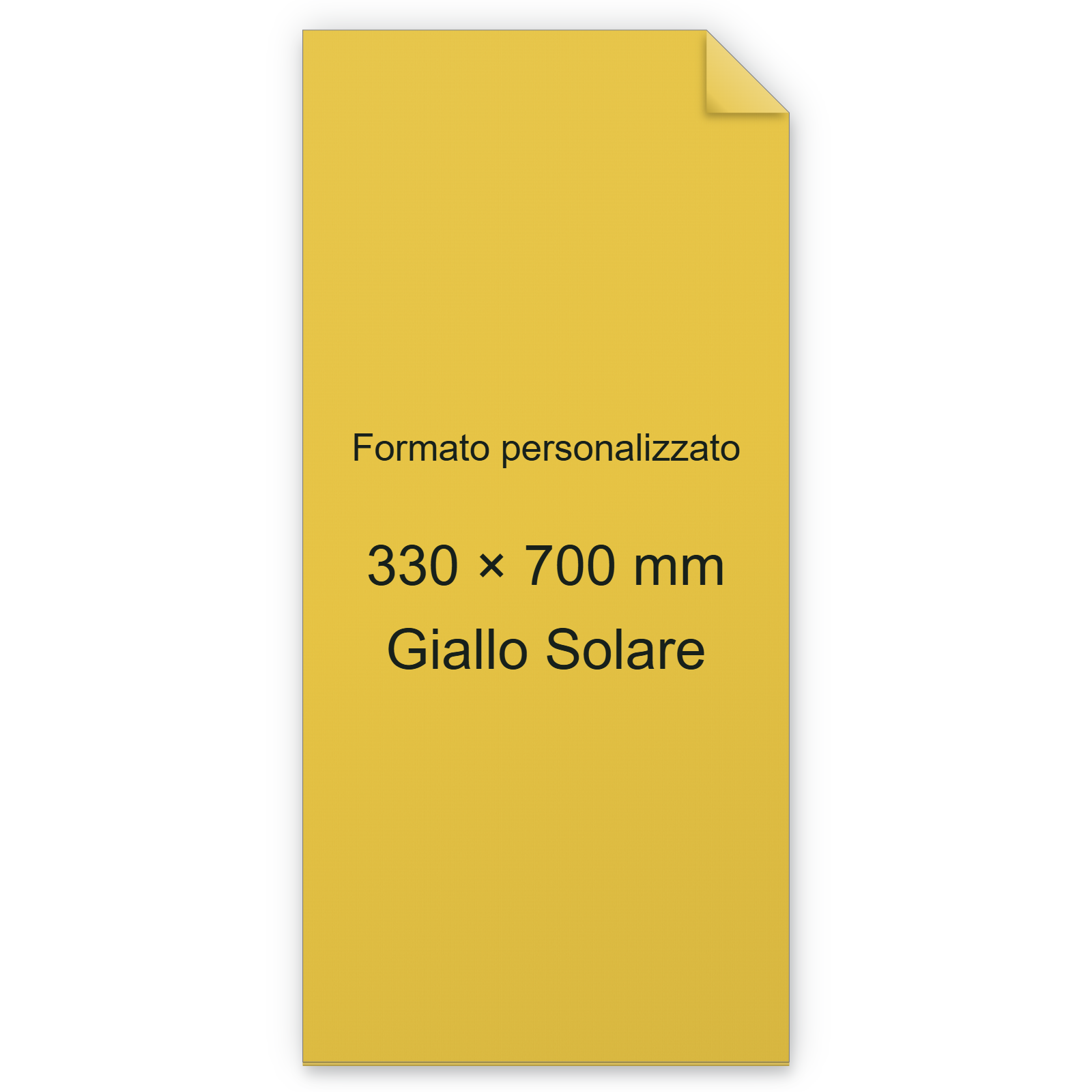 Cartoncino Favini, Burano, 140 g/m², 330x700 mm, GIALLO SOLARE 53 bra587SB