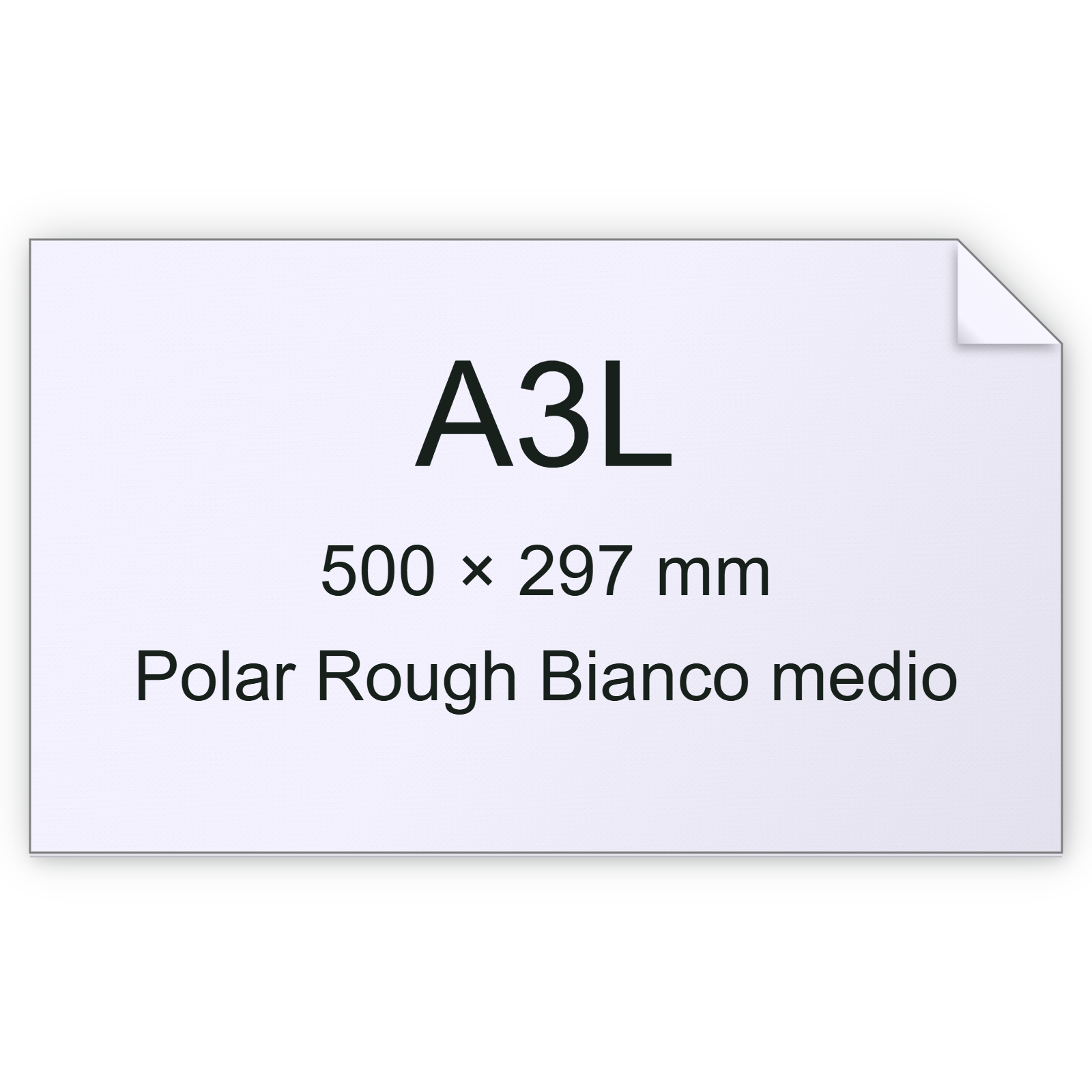 Carta Polar Rough, Munken, Bianco, 100gr, a3l bra2574a3l