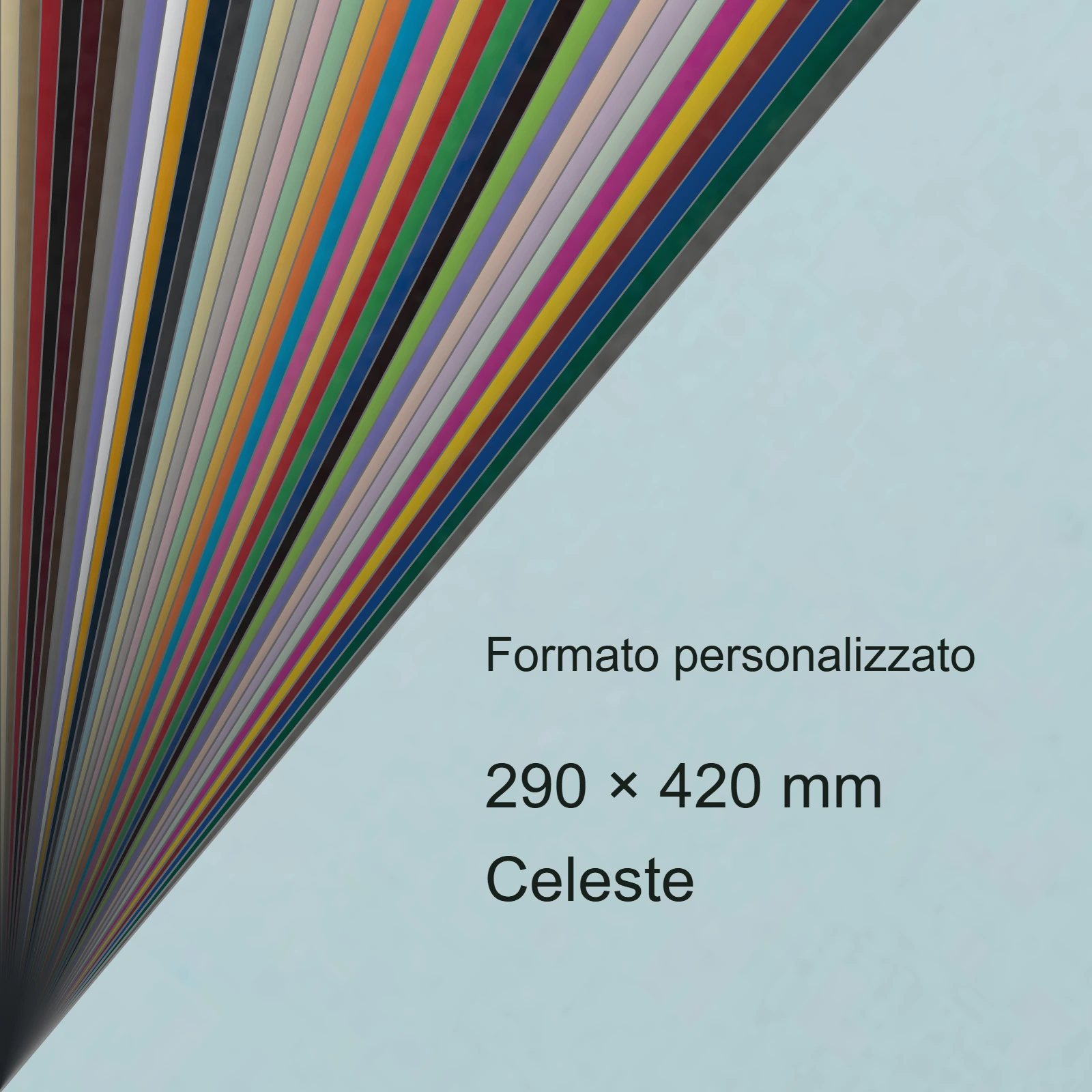 Cartoncino Favini, Burano, 140 g/m², 297x420 mm, CELESTE 03 bra835A3 - immagine aggiuntiva
