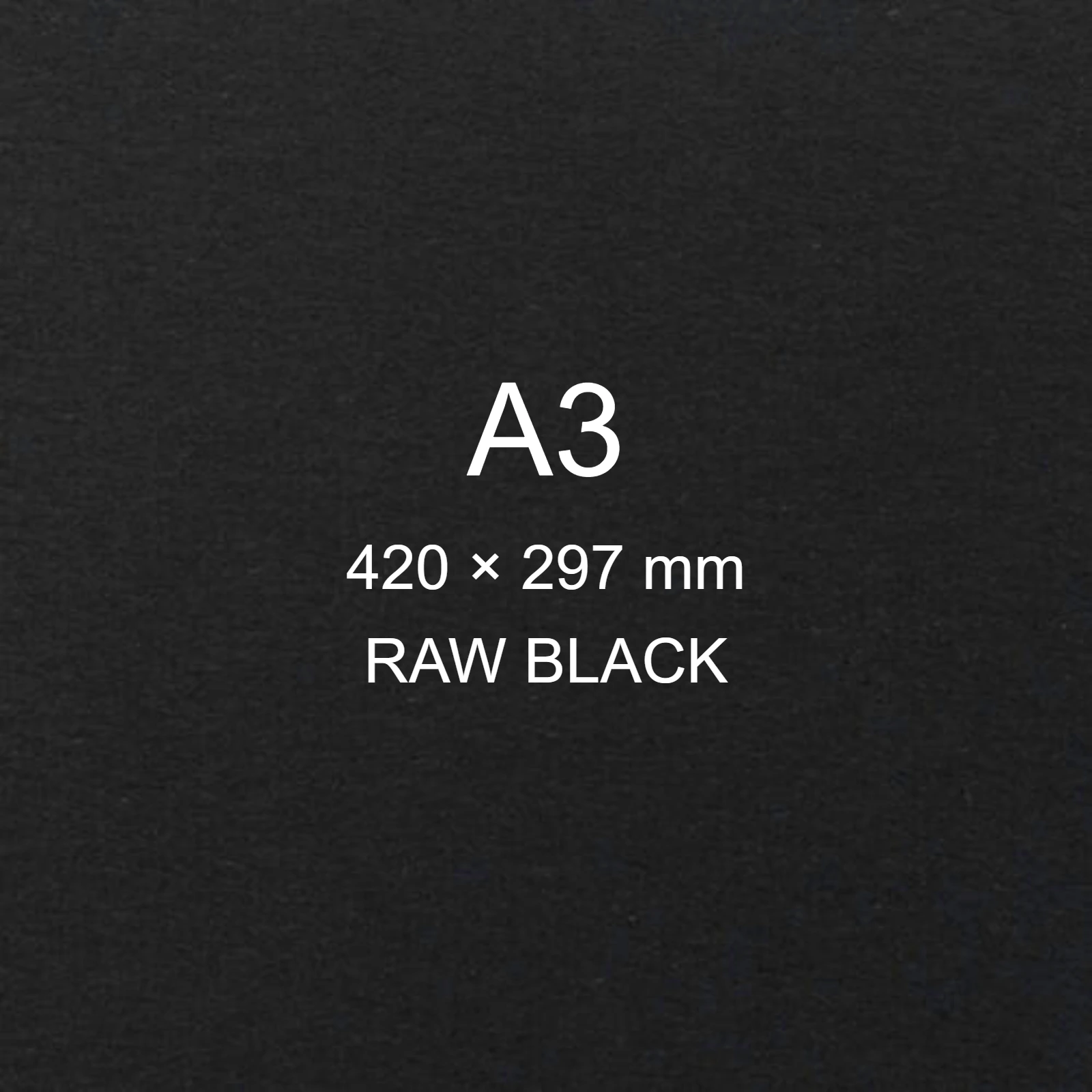 Cartoncino Favini, Shiro Echo Raw, 200 g/m², A3, RAW BLACK bra6652a3 - immagine aggiuntiva