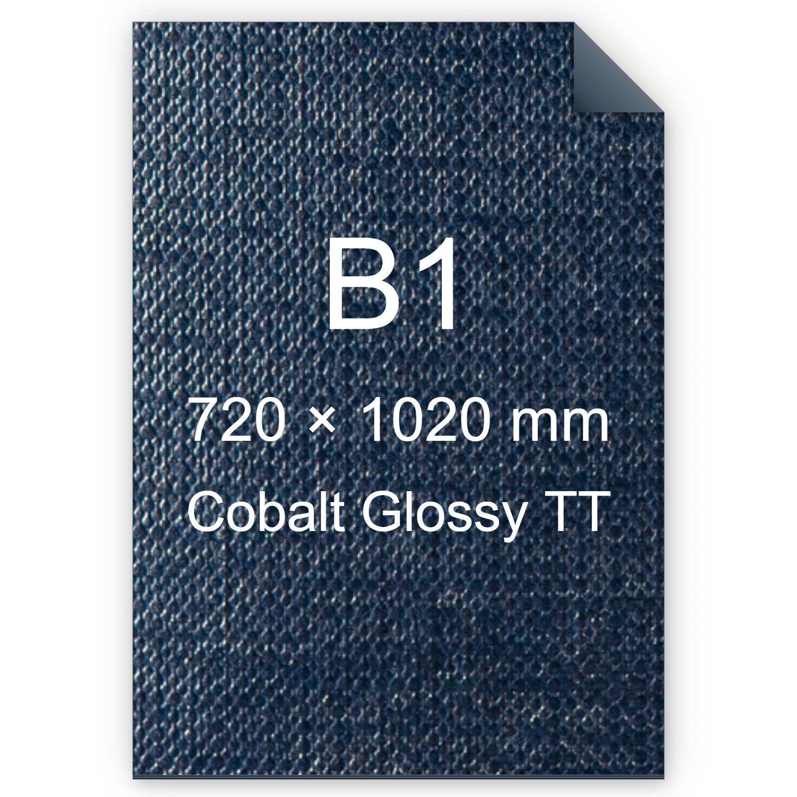 Cartoncino Favini, Classy Covers, 125 g/m², B1, COBALT GLOSSY TT bra6637b1
