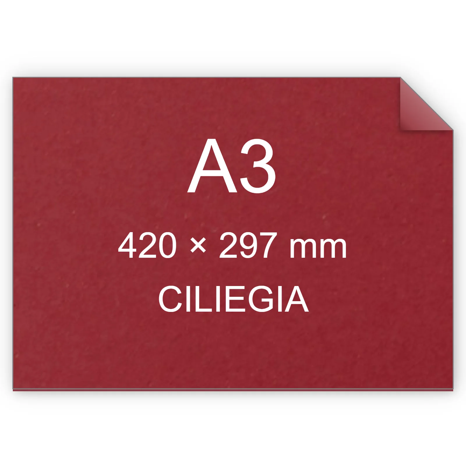 Cartoncino Favini, Crush, 250 g/m², A3, CILIEGIA bra6708a3