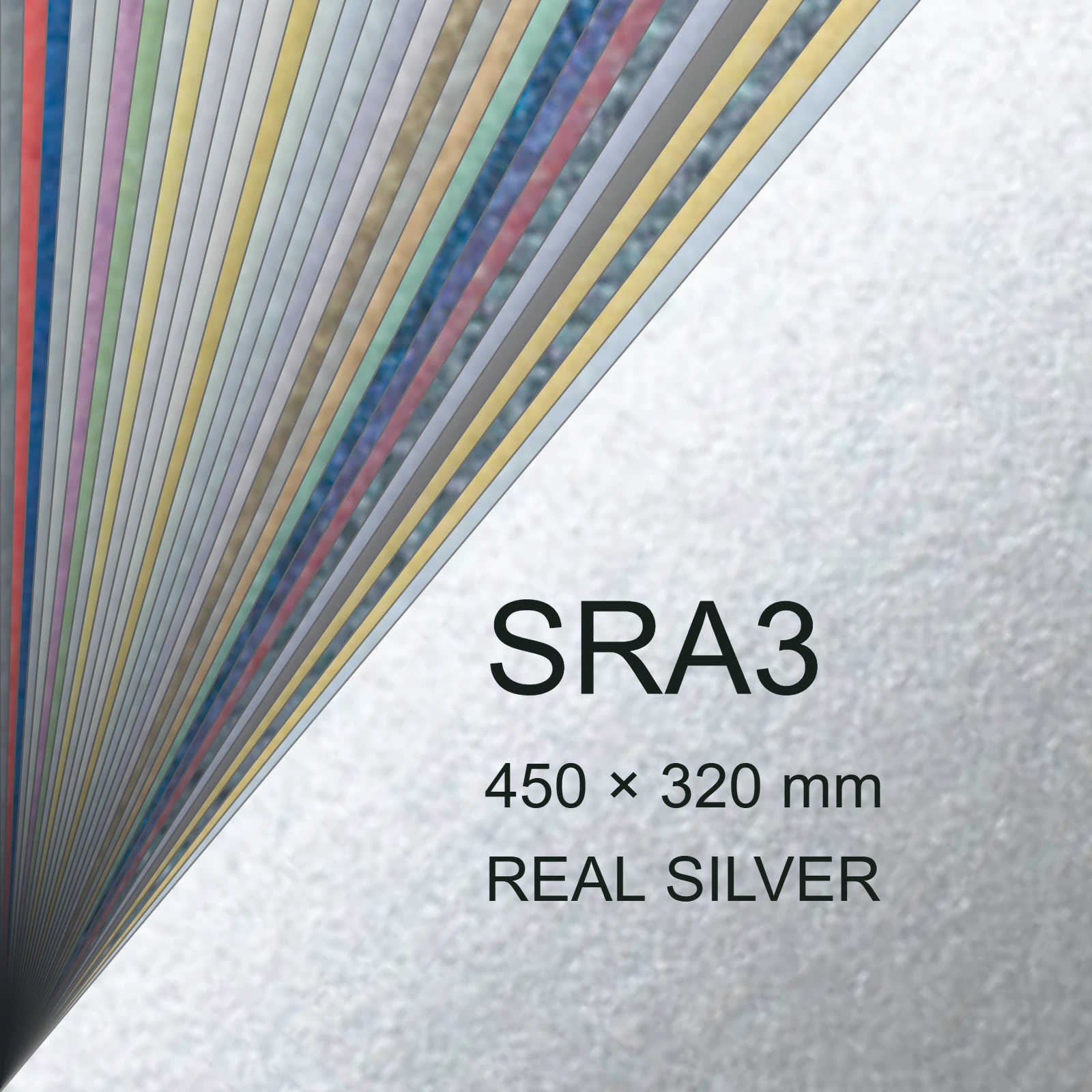 Cartoncino Favini, Majestic Luxus, 290 g/m², SRA3, REAL SILVER bra606sra3 - immagine aggiuntiva