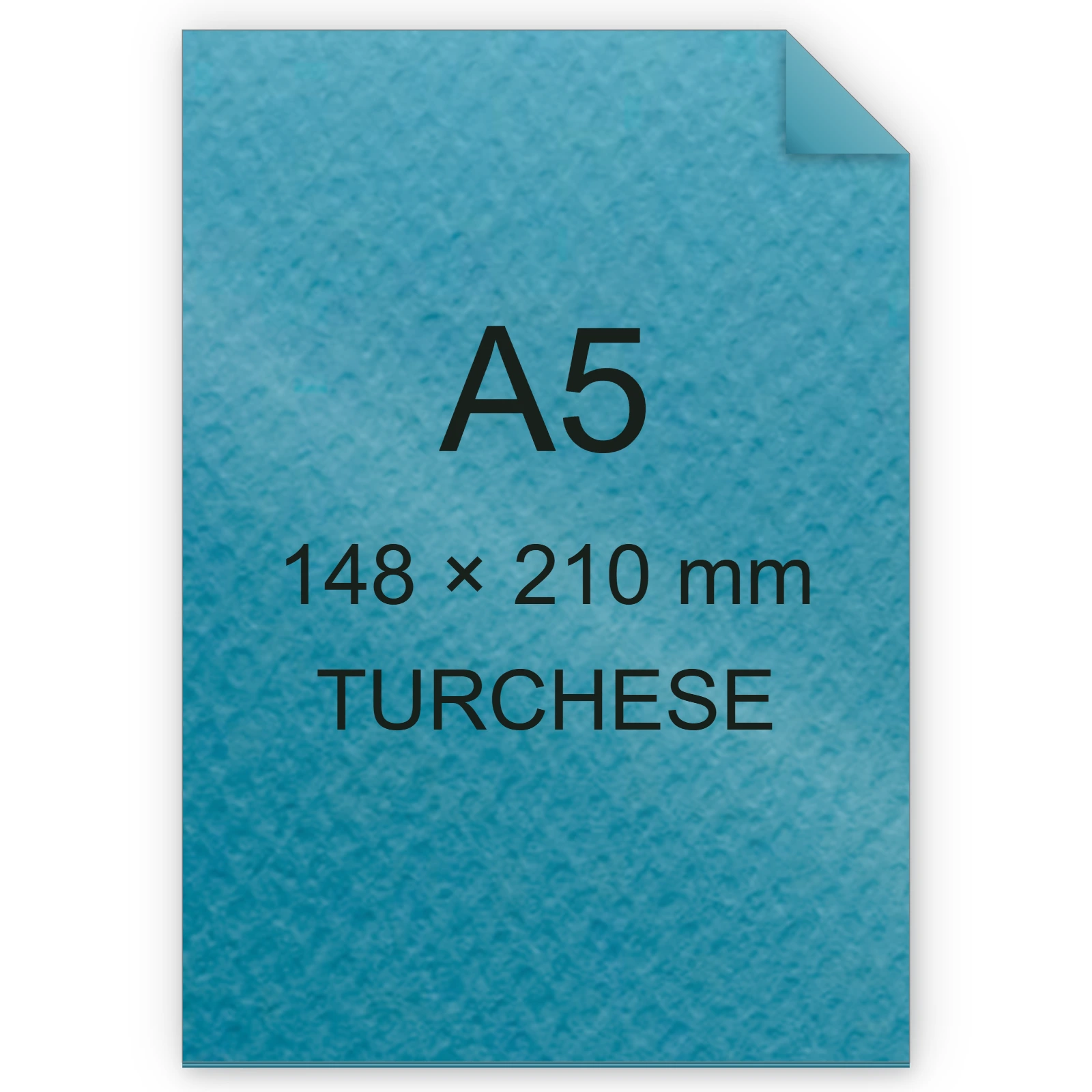 Cartoncino Favini, Prisma Plastificato, 250 g/m², A5, TURCHESE bra1325A5