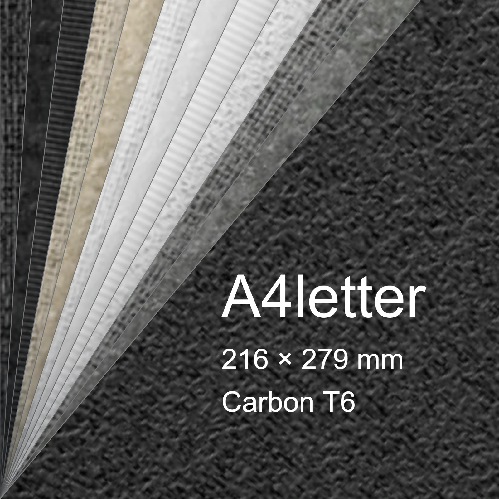 Carta Favini, Classy Covers, 115 g/m², A4letter, CARBON T6 bra6650a4letter - immagine aggiuntiva