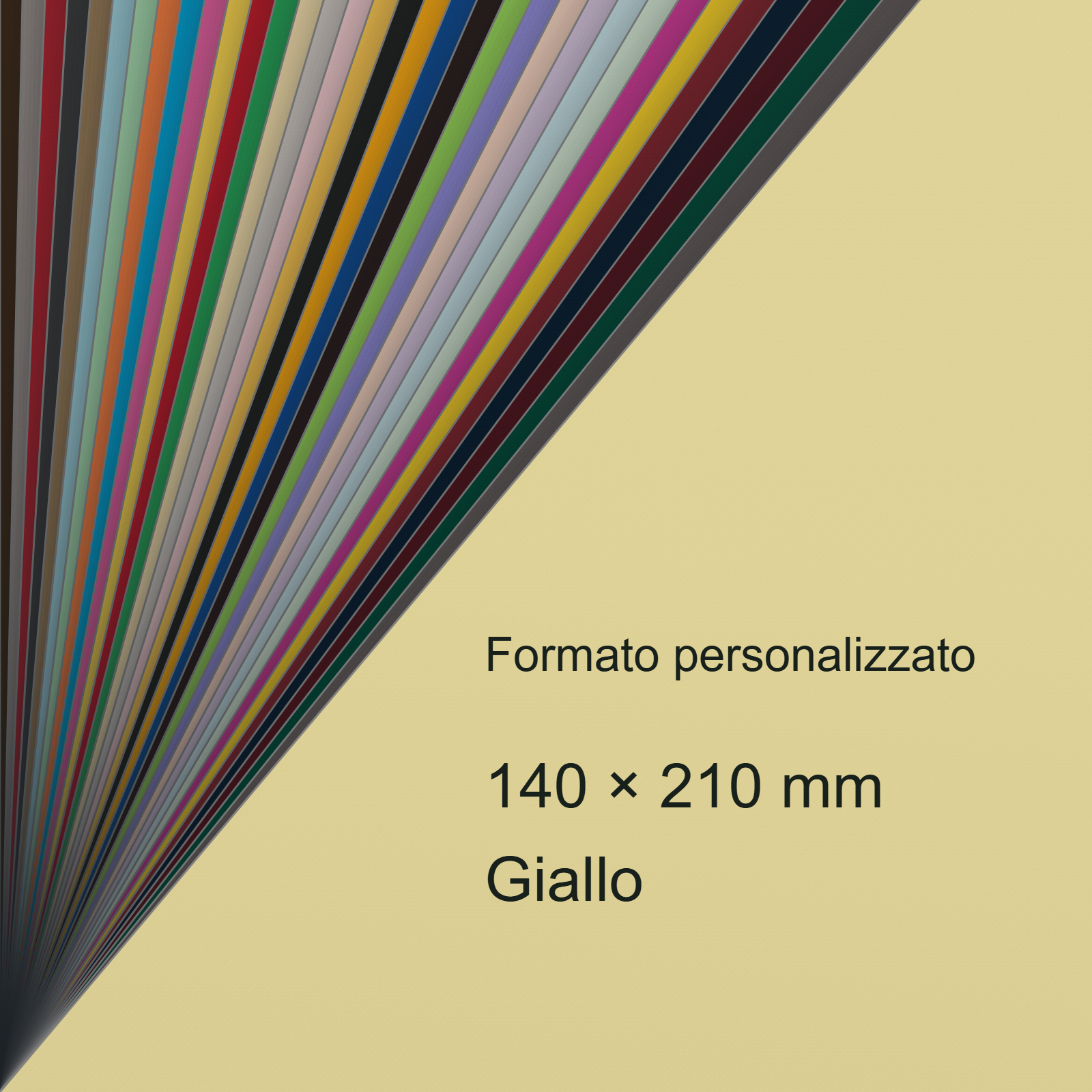 Cartoncino Favini, Burano, 120 g/m², 140x210 mm, GIALLO 07 bra794A5 - immagine aggiuntiva
