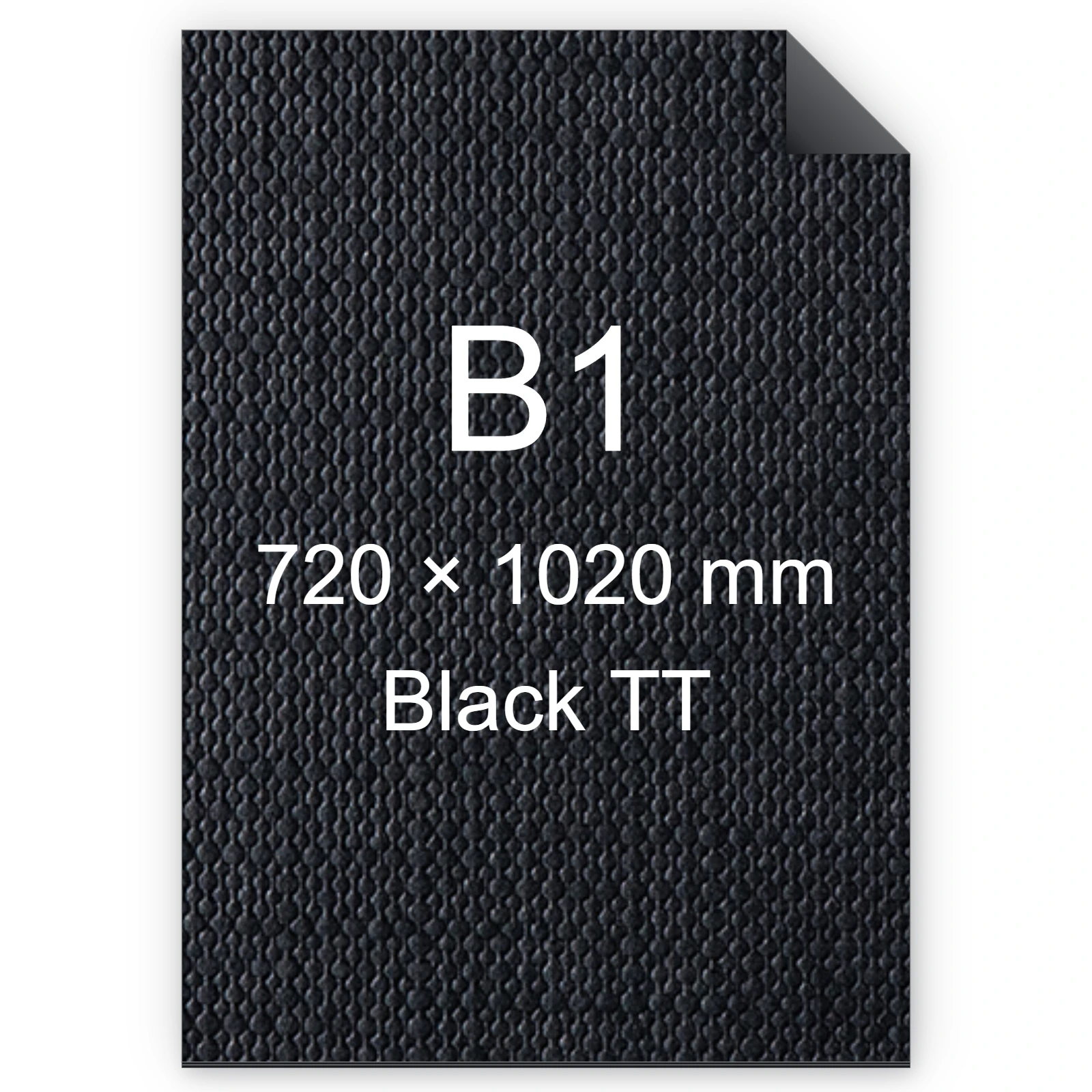 Cartoncino Favini, Classy Covers, 120 g/m², B1, BLACK TT bra6632b1