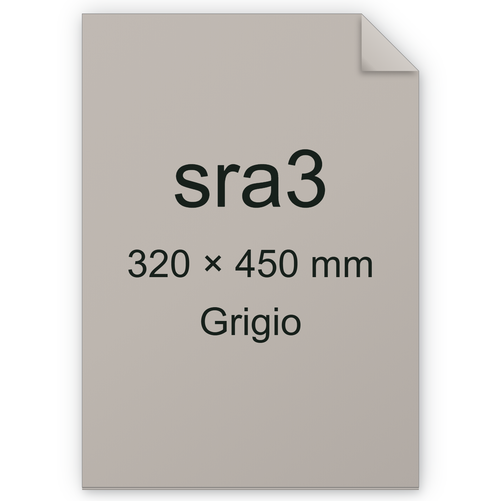 Cartoncino Favini, Burano, 120 g/m², SRA3, GRIGIO 12 bra790sra3