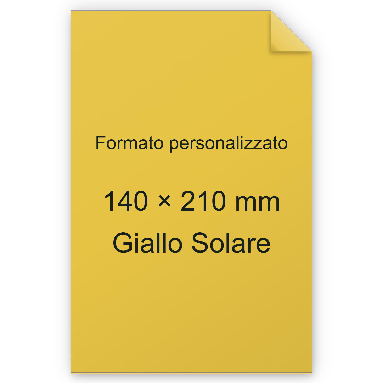 Cartoncino Favini, Burano, 140 g/m², 140x210 mm, GIALLO SOLARE 53 bra587A5