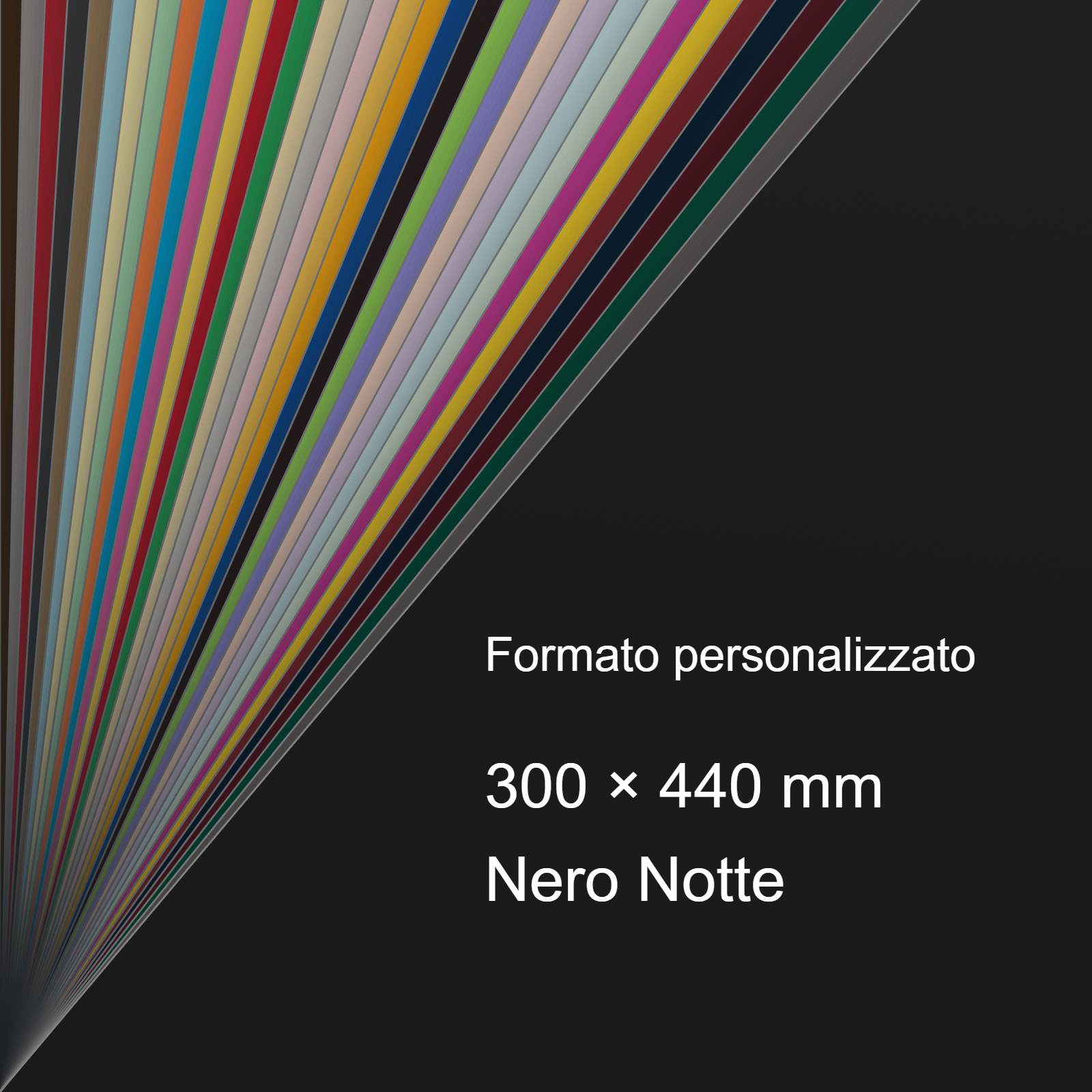 Cartoncino Favini, Burano, 140 g/m², 300x440 mm, NERO NOTTE 63 bra802A3+ - immagine aggiuntiva