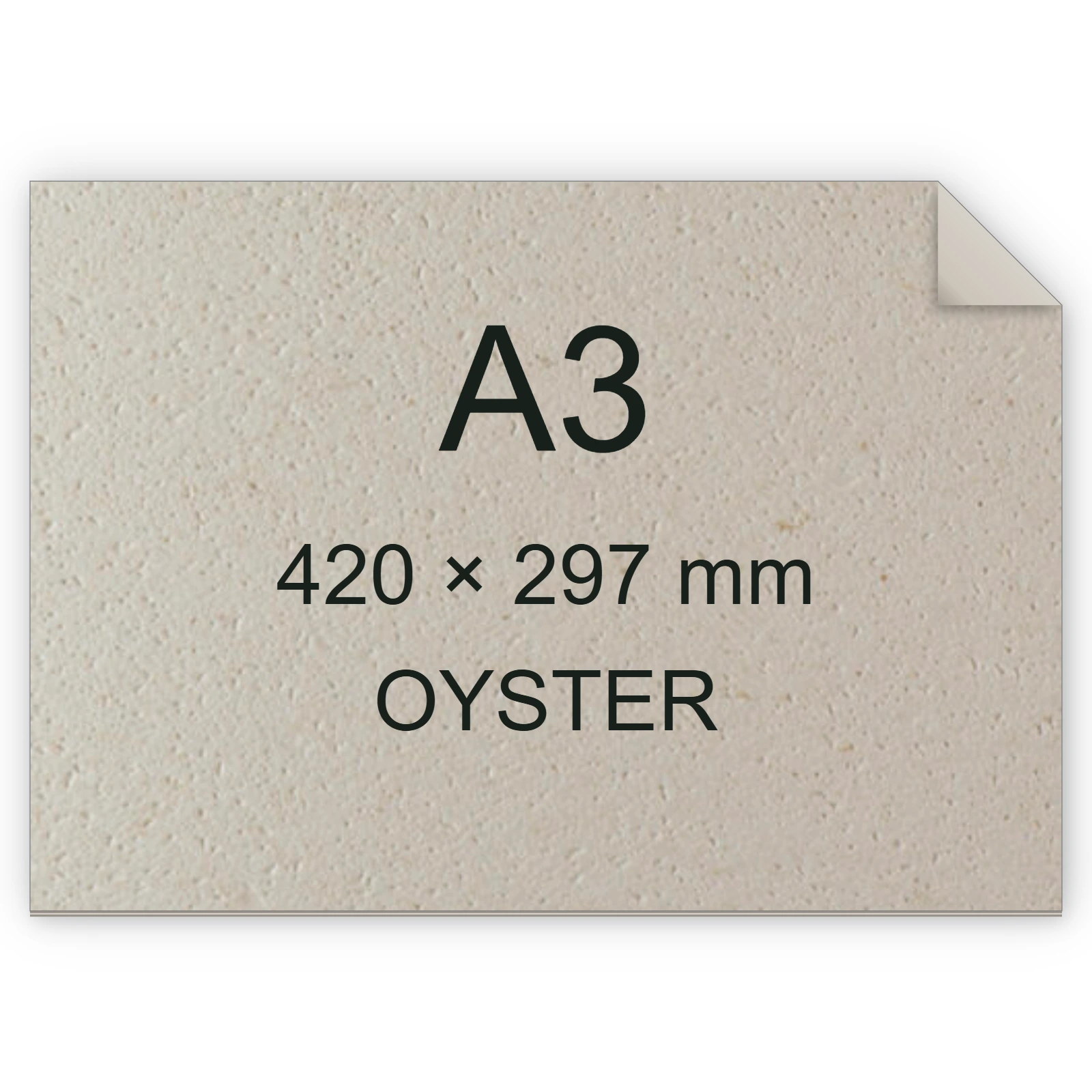 Cartoncino Favini, Remake Carapace, 120 g/m², A3, OYSTER BRA120a3