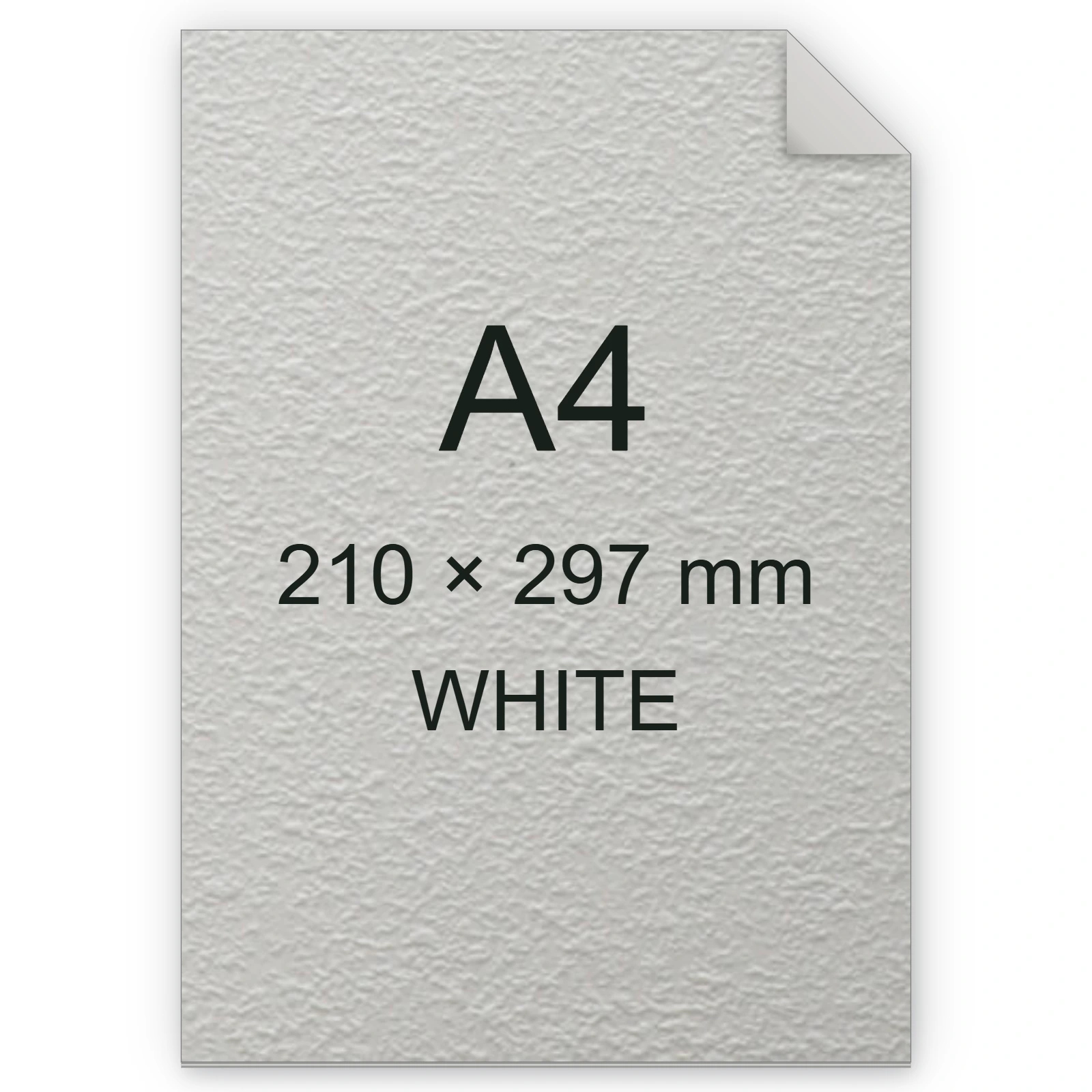 Cartoncino Favini, Tokyo, 120 g/m², A4, WHITE bra6601