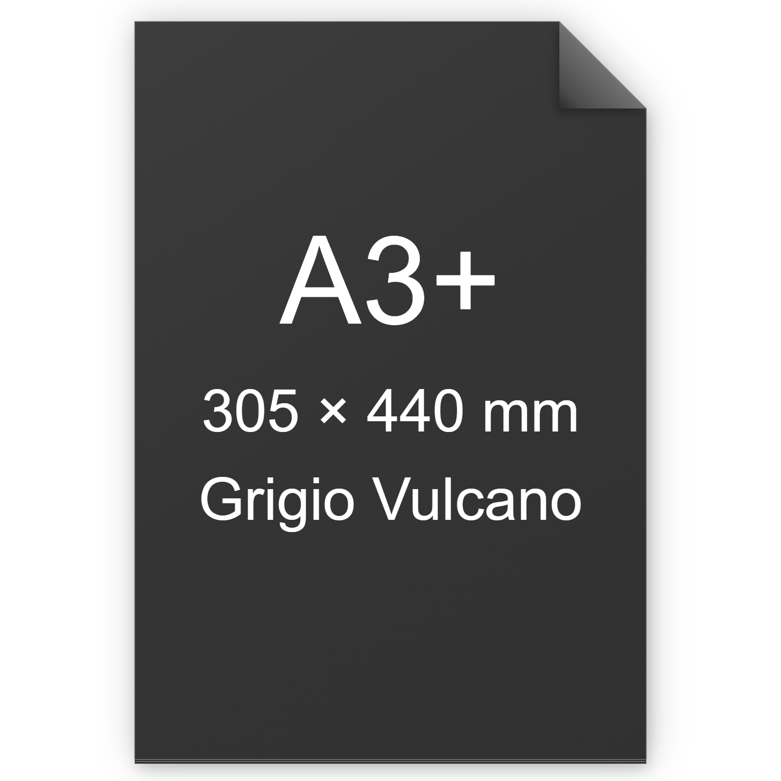 Cartoncino Favini, Burano, 200 g/m², A3+, GRIGIO VULCANO 80 BRA3432a3+