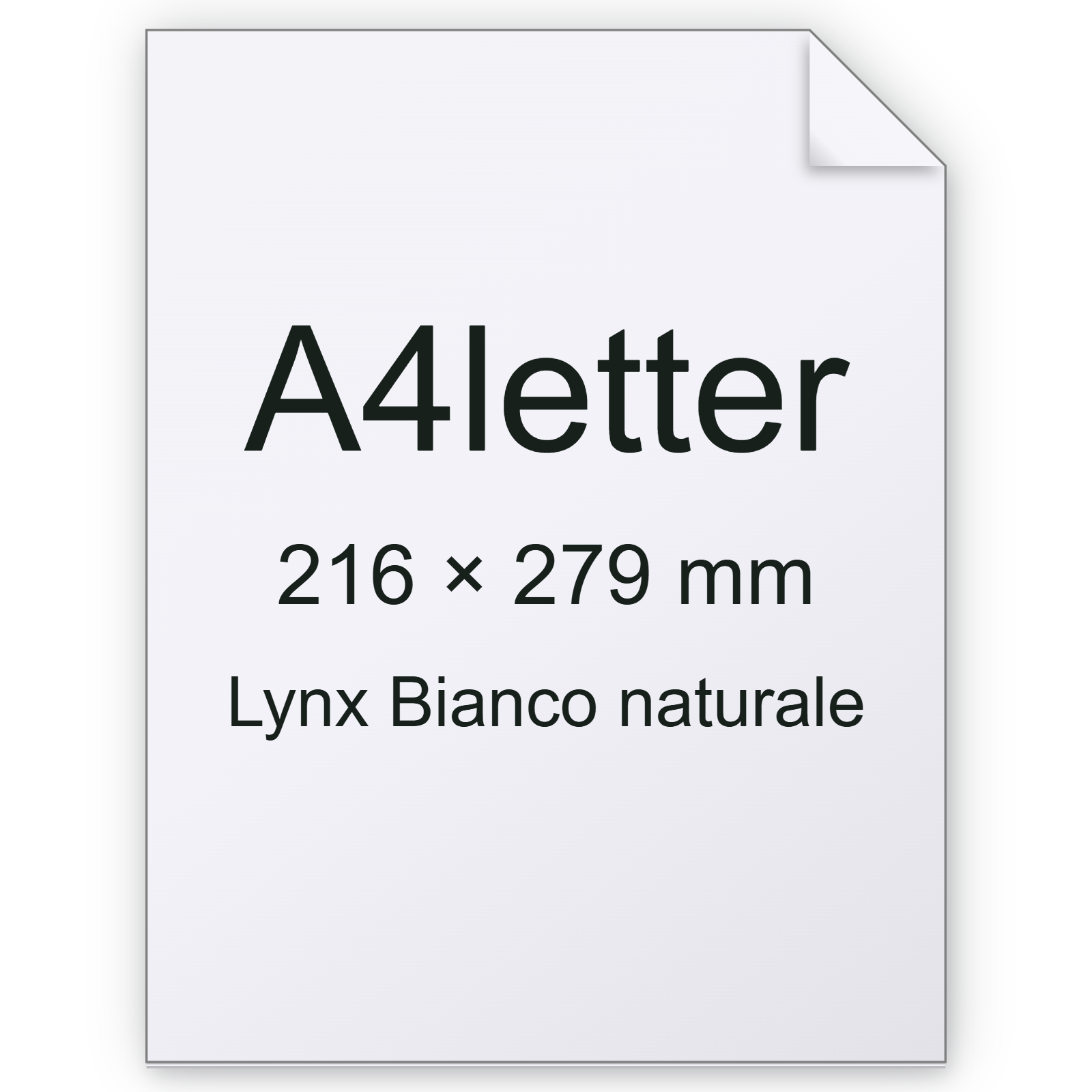 CartaLynx, Munken, BiancoNATURALE, 90gr, a4letter bra1850a4letter