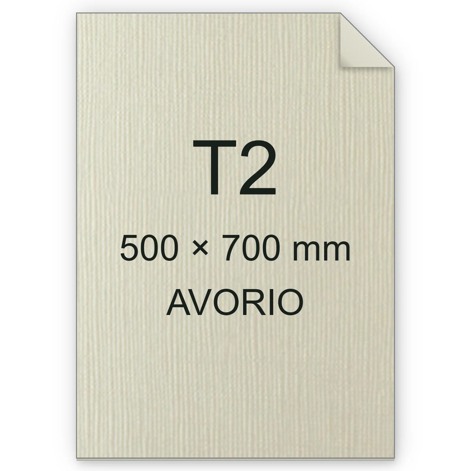 Cartoncino Favini, Bianco Flash Ivory trama tela, 250 g/m², T2, AVORIO bra6804t2