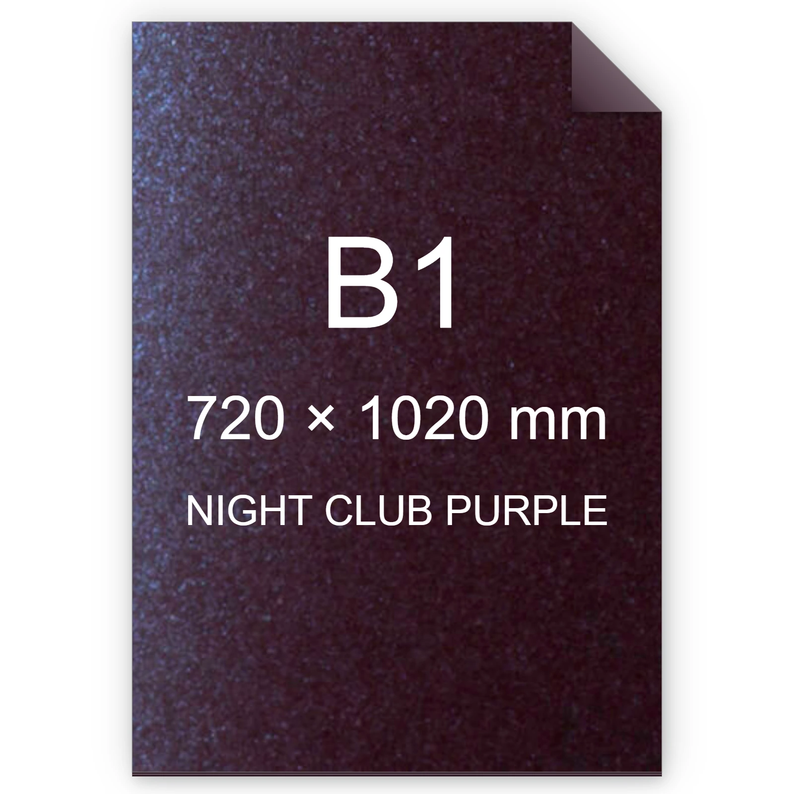 Cartoncino Favini, Majestic Classic, 290 g/m², B1, NIGHT CLUB PURPLE bra763b1