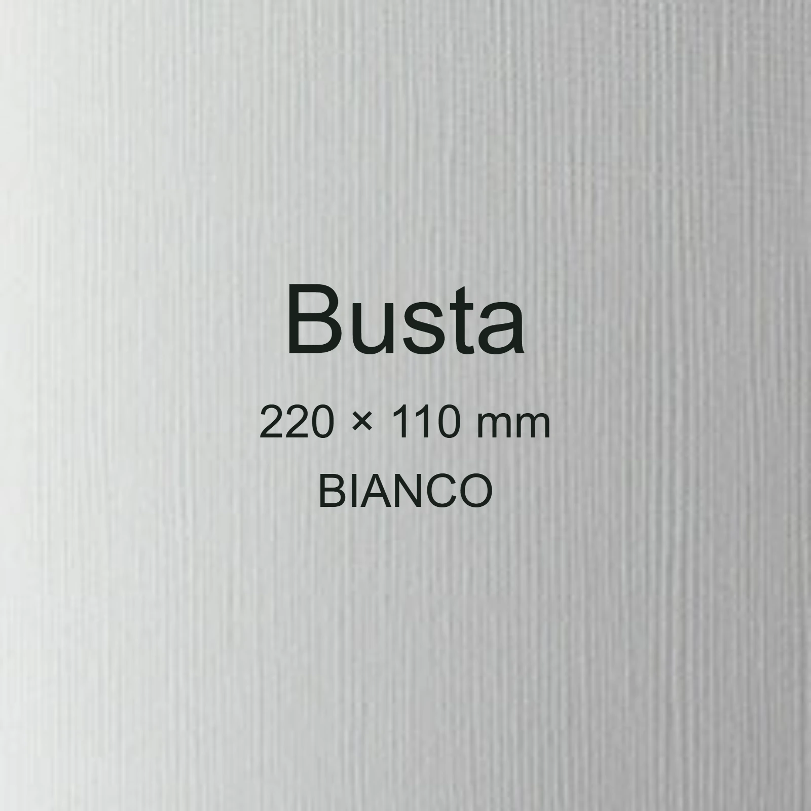 Buste Calligraphy Lino 120, BIANCO 01 FAVA570514 - immagine aggiuntiva