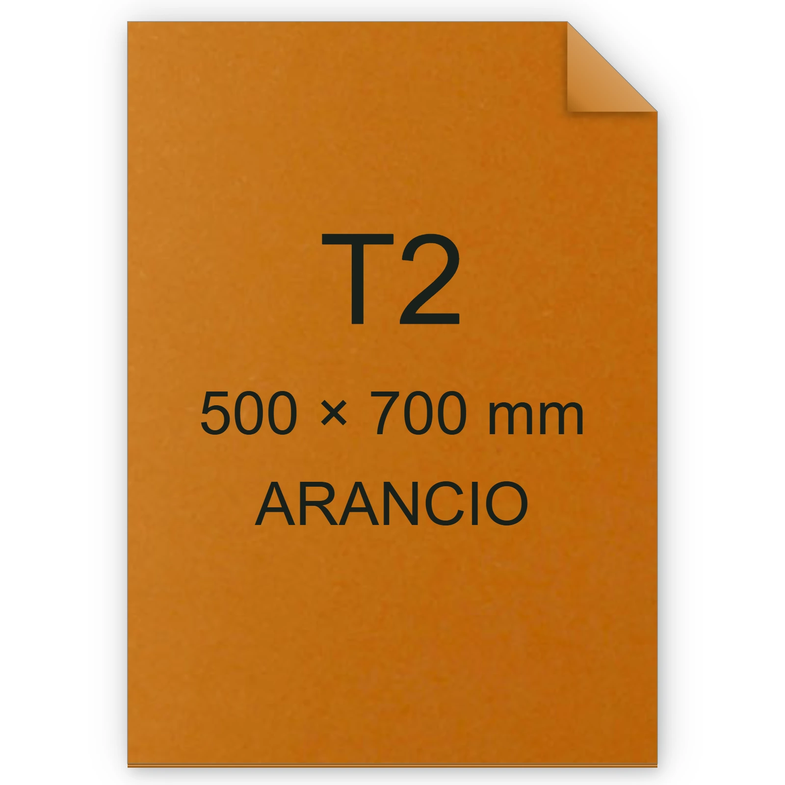 Cartoncino Favini, Bristol Color, 200 g/m², T2, ARANCIO 56 FAVA35E302