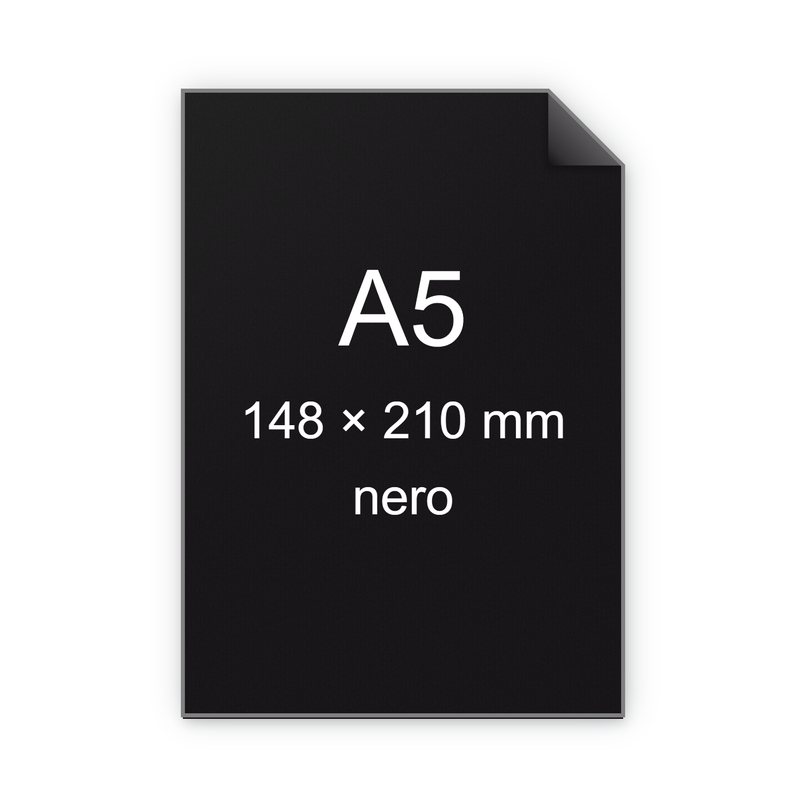 Cartoncino ManilaFormosa NERO, a5, 140gr BRA532a5