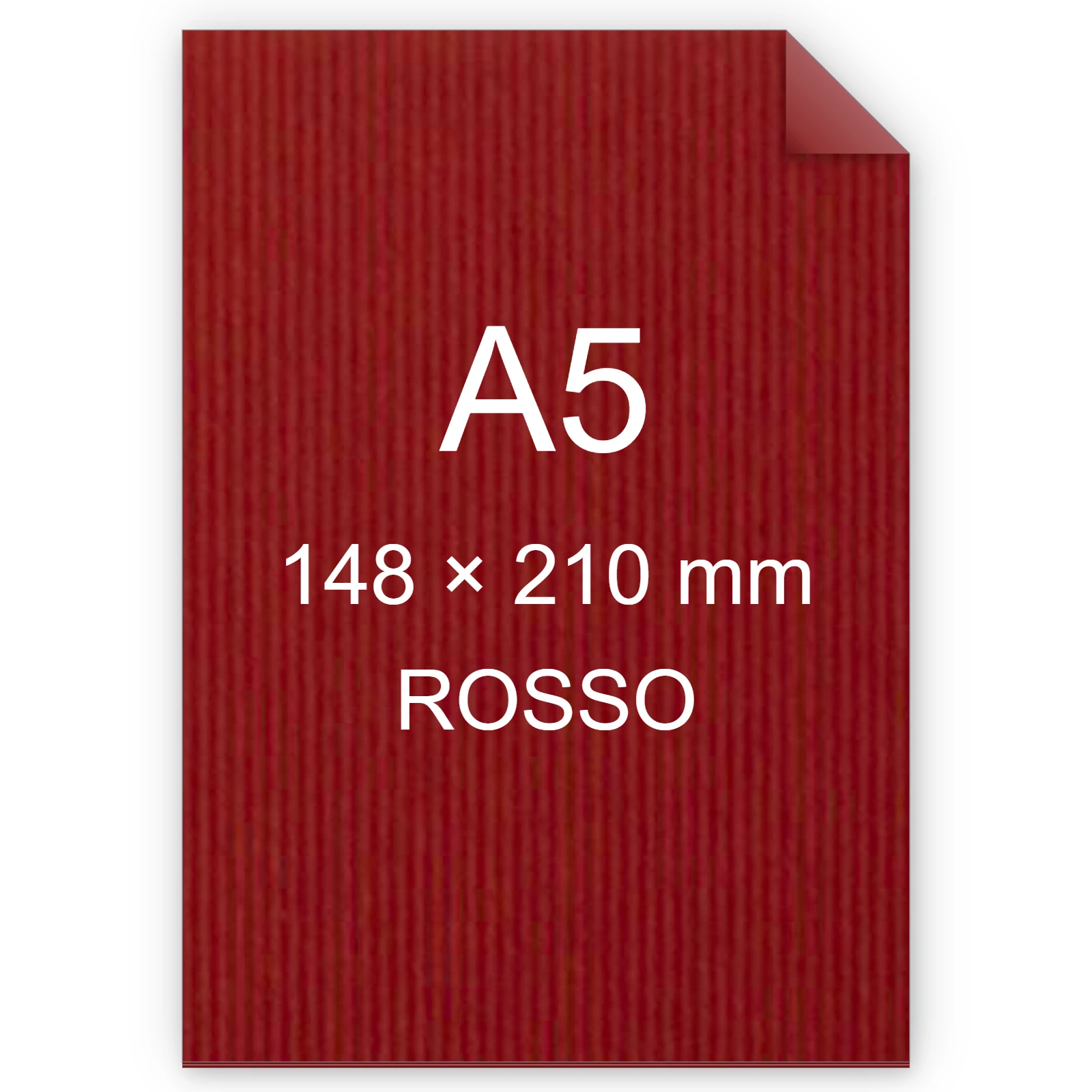 Cartoncino Favini, Twill, 240 g/m², A5, ROSSO bra694a5