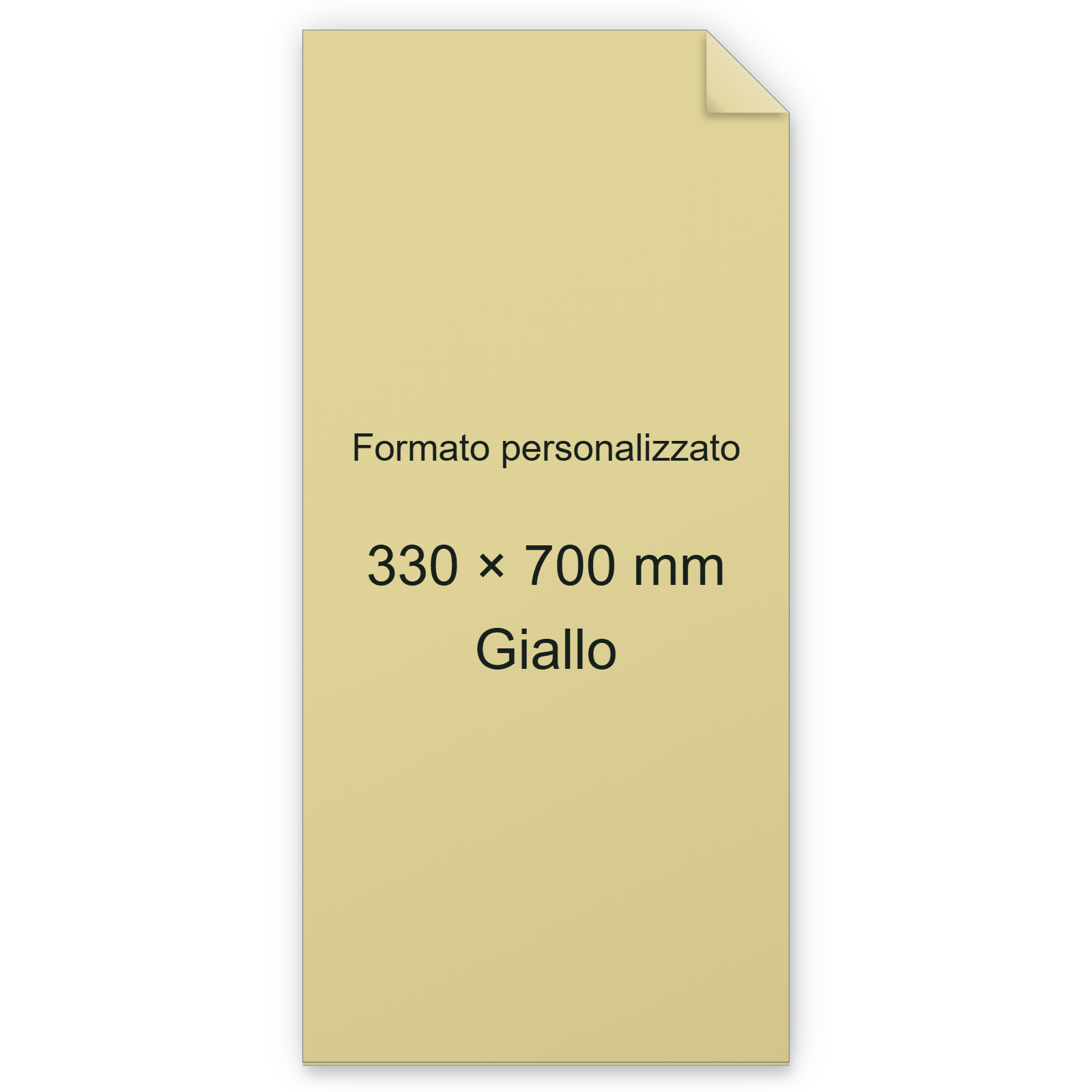 Cartoncino Favini, Burano, 120 g/m², 330x700 mm, GIALLO 07 bra794SB