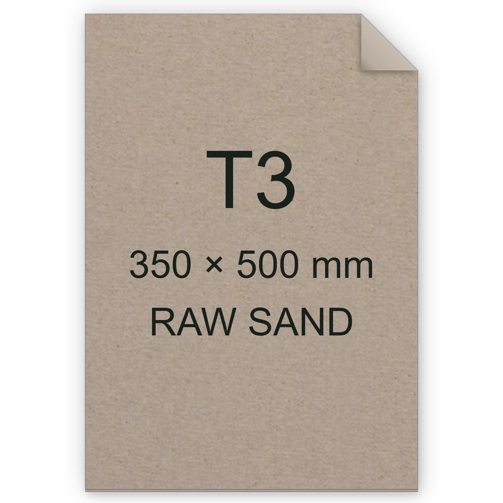 Cartoncino Favini, Shiro Echo Raw, 200 g/m², T3, RAW SAND bra6660t3