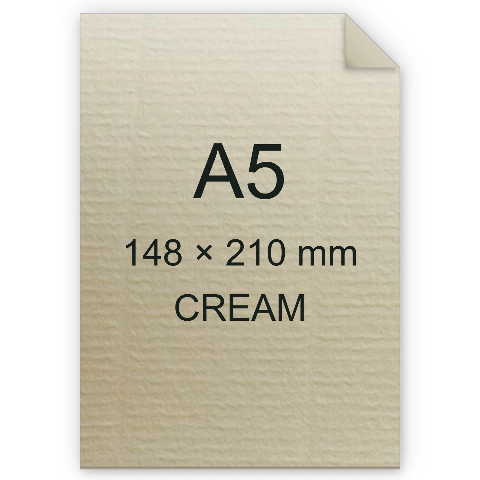 Carta Favini, Contact Laid, 90 g/m², A5, CREAM bra6599a5
