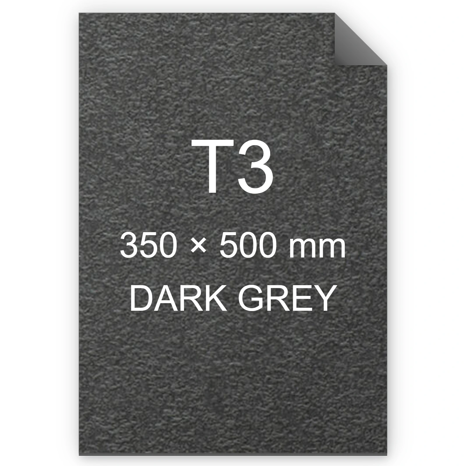 Cartoncino Favini, Tokyo, 350 g/m², T3, DARK GREY bra6608t3