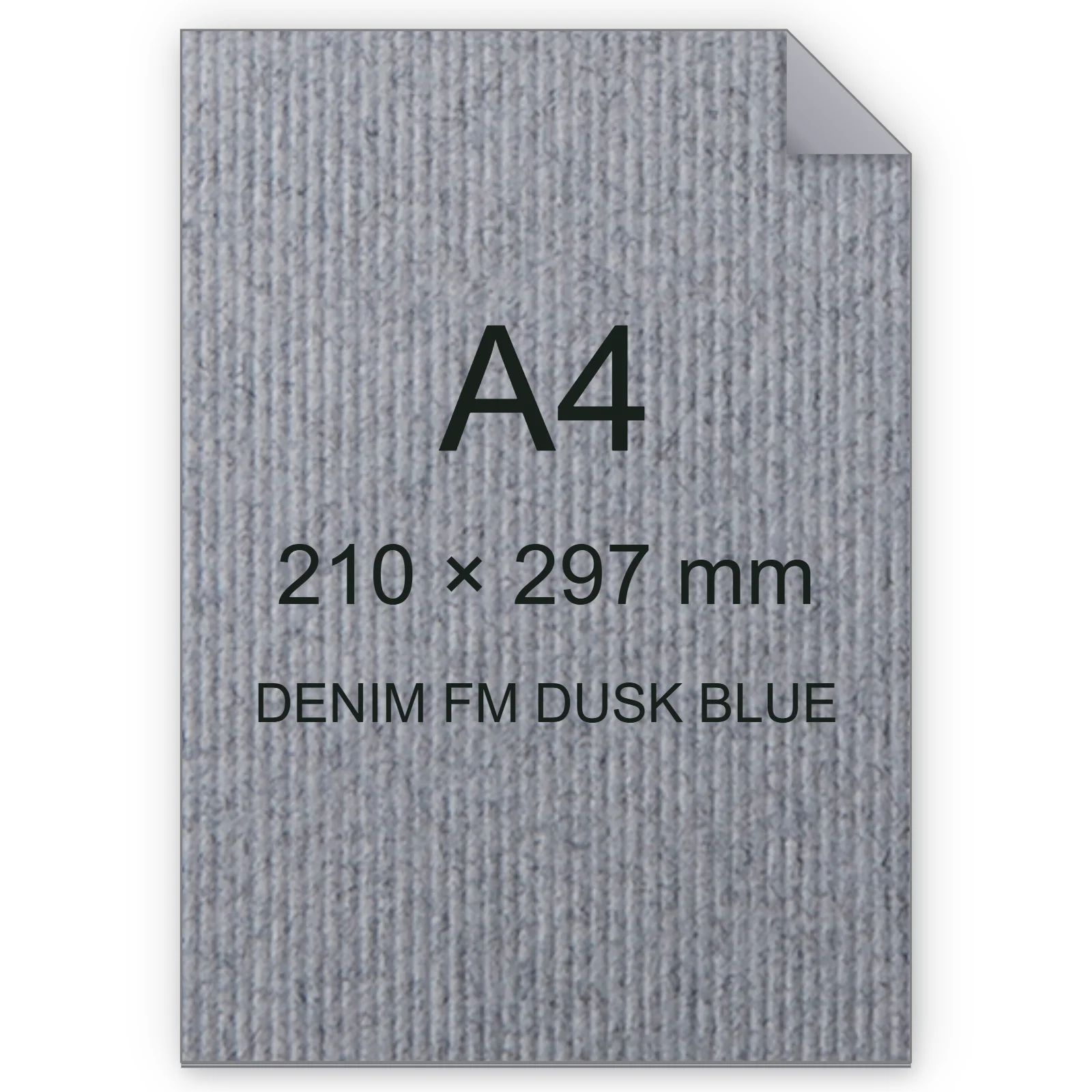 Cartoncino Favini, Refit, 250 g/m², A4, DENIM FM DUSK BLUE bra6739
