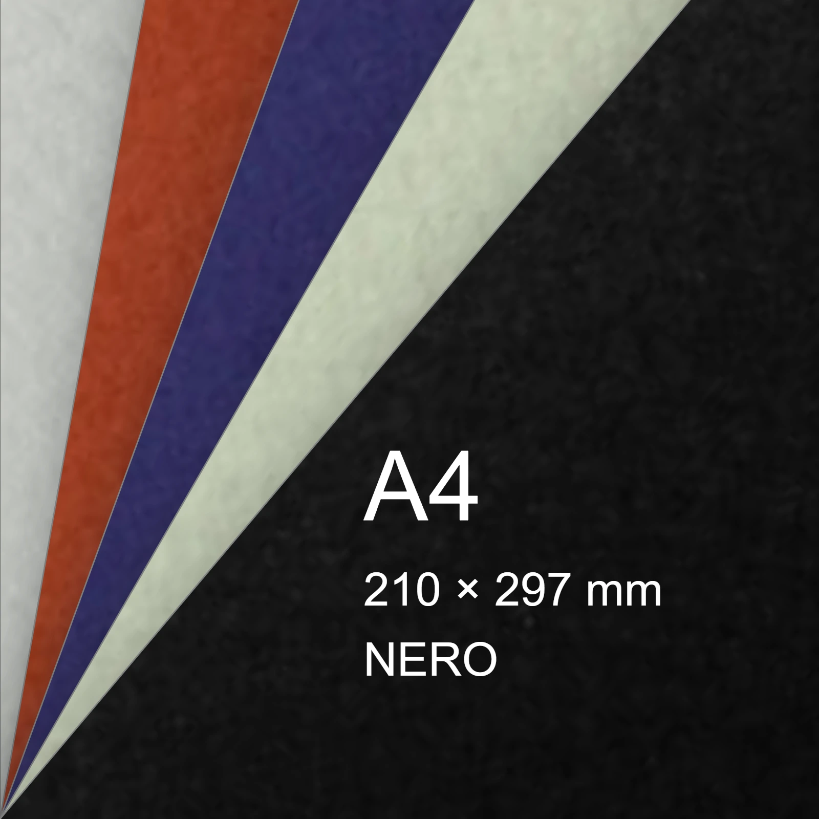 Cartoncino Favini, Prisma Cover Monoruvido, 220 g/m², A4, NERO 16 FAVA33A21S - immagine aggiuntiva