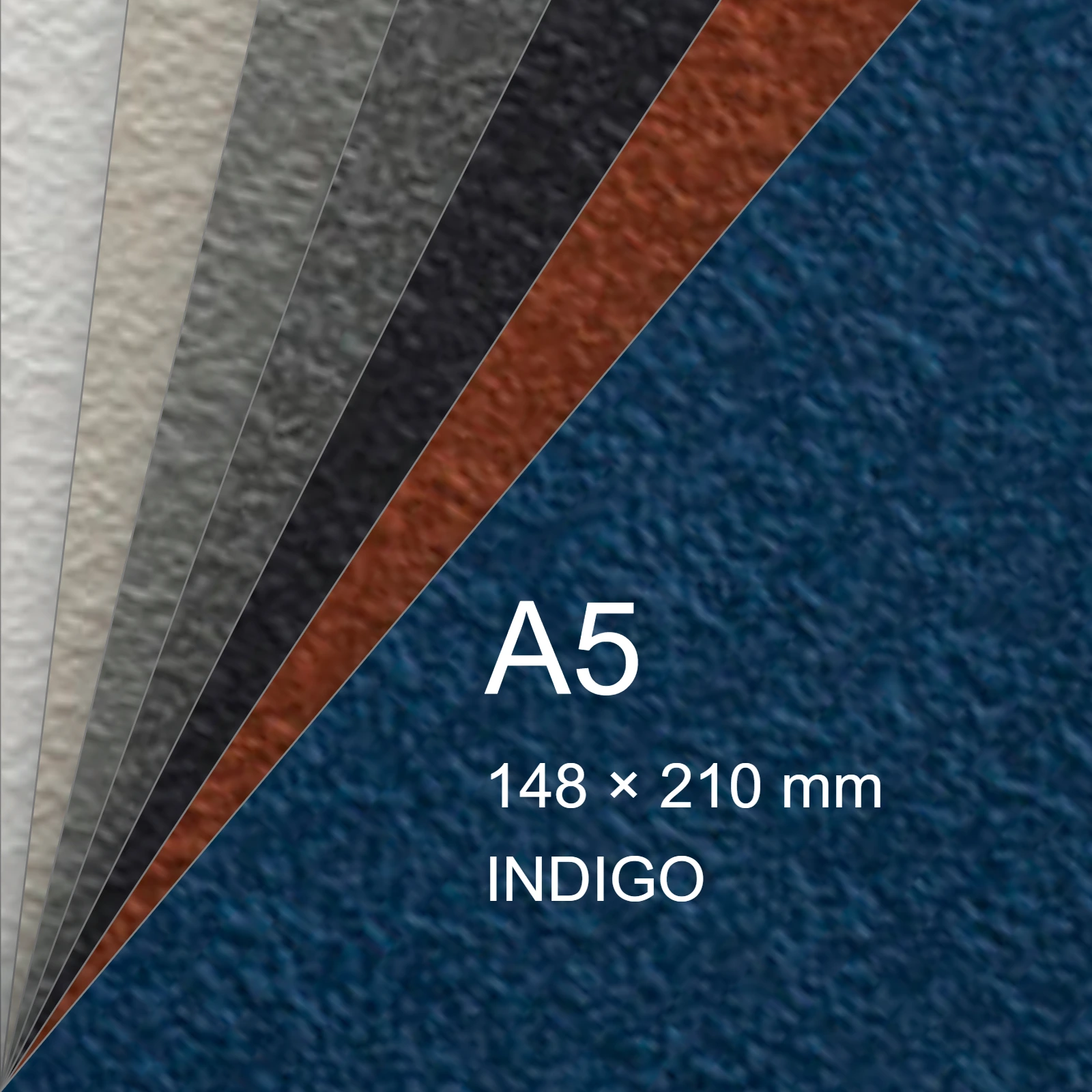 Cartoncino Favini, Tokyo, 120 g/m², A5, INDIGO bra6611a5 - immagine aggiuntiva