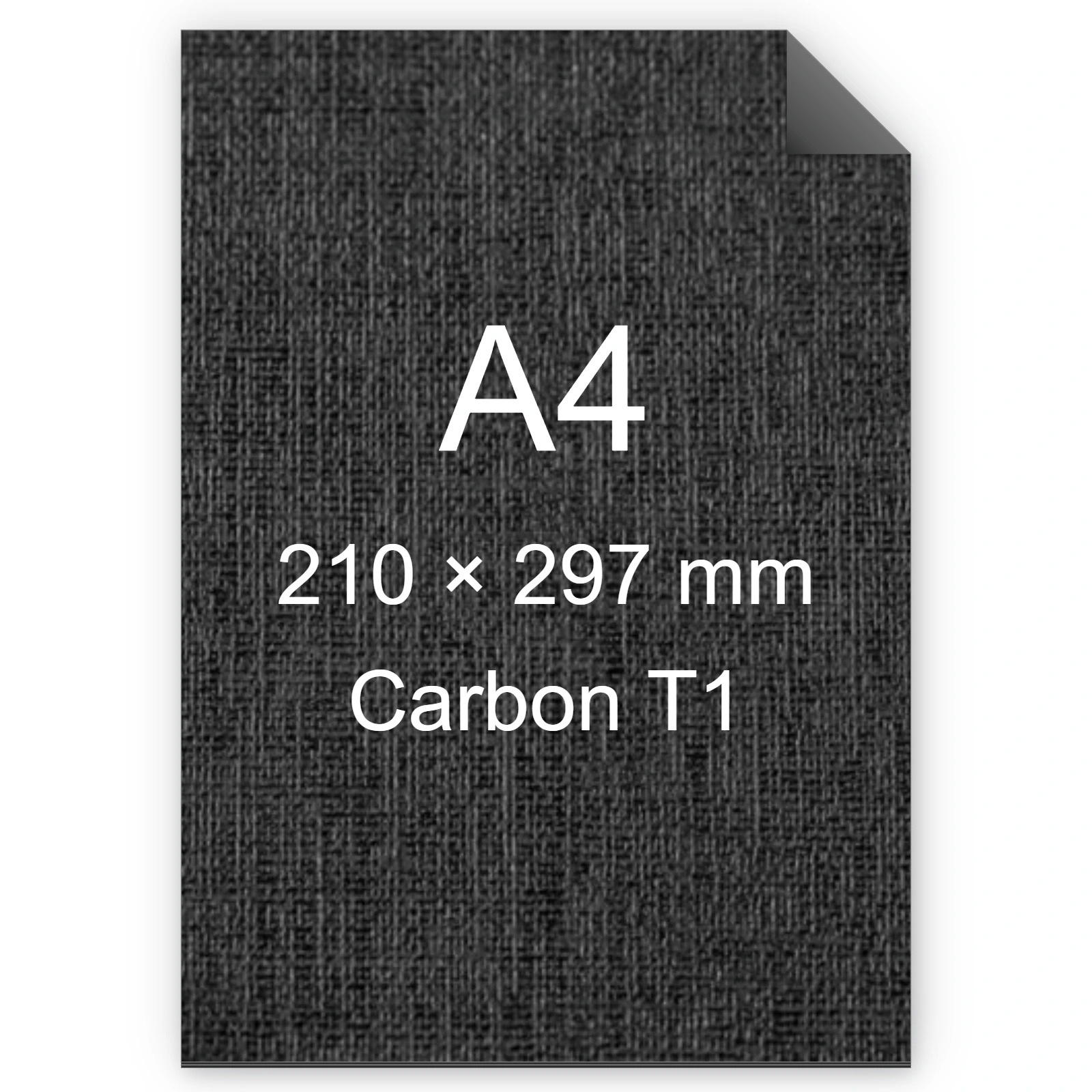 Carta Favini, Classy Covers, 115 g/m², A4, CARBON T1 bra6647