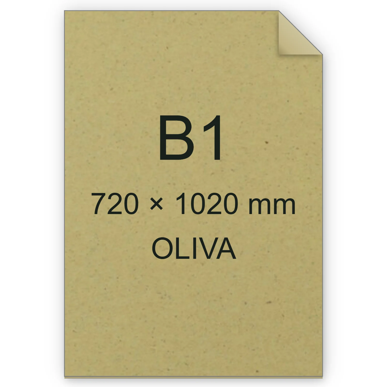 Cartoncino Favini, Crush, 120 g/m², B1, OLIVA bra6701b1