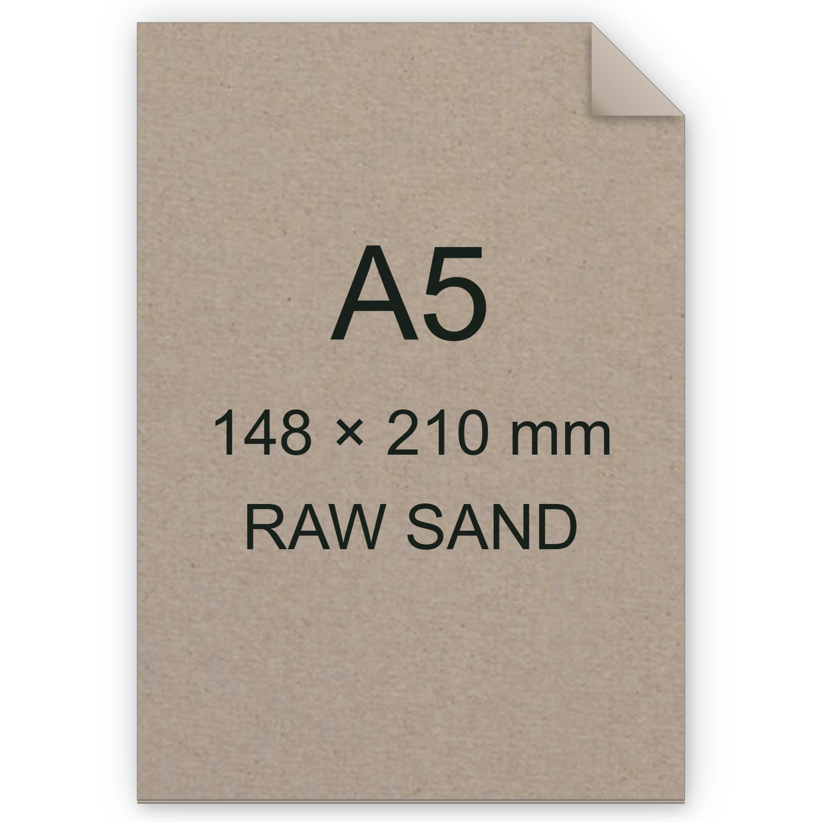 Cartoncino Favini, Shiro Echo Raw, 250 g/m², A5, RAW SAND bra6661a5